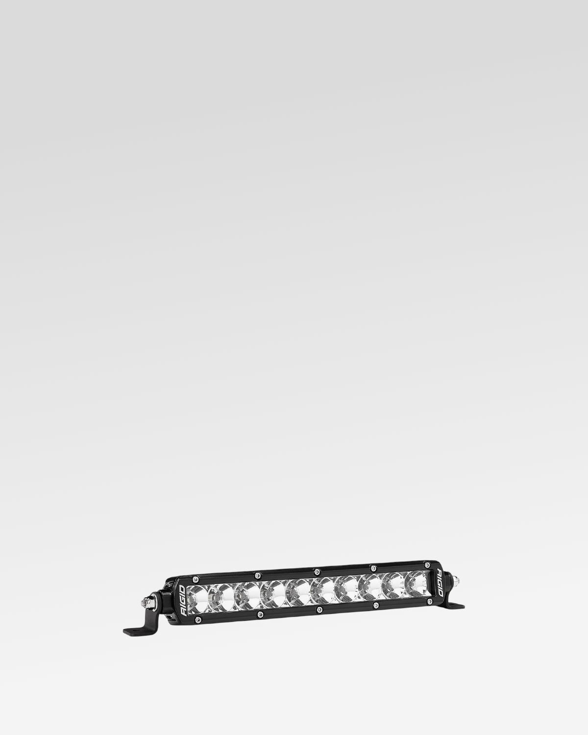 Rigid Industries SR-Series 10 in LED Light Bar with Flood Beam Pattern and Clear Lens