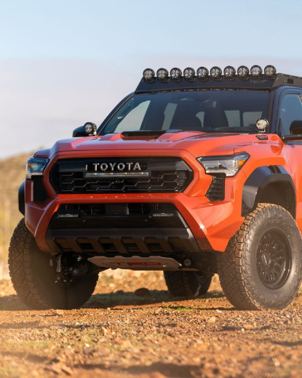 Rigid Industries SR-Series SAE LED Fog Light Kit with SAE Fog Beam Pattern and Clear Lens for 4th-Gen Tacoma (2024–Present)