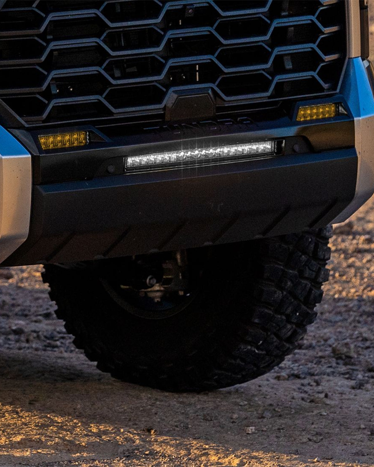 Rigid Industries SR-Series SAE Fog Light Kit with Yellow SAE Fog Lens for 3rd-Gen Tundra (2022–Present)