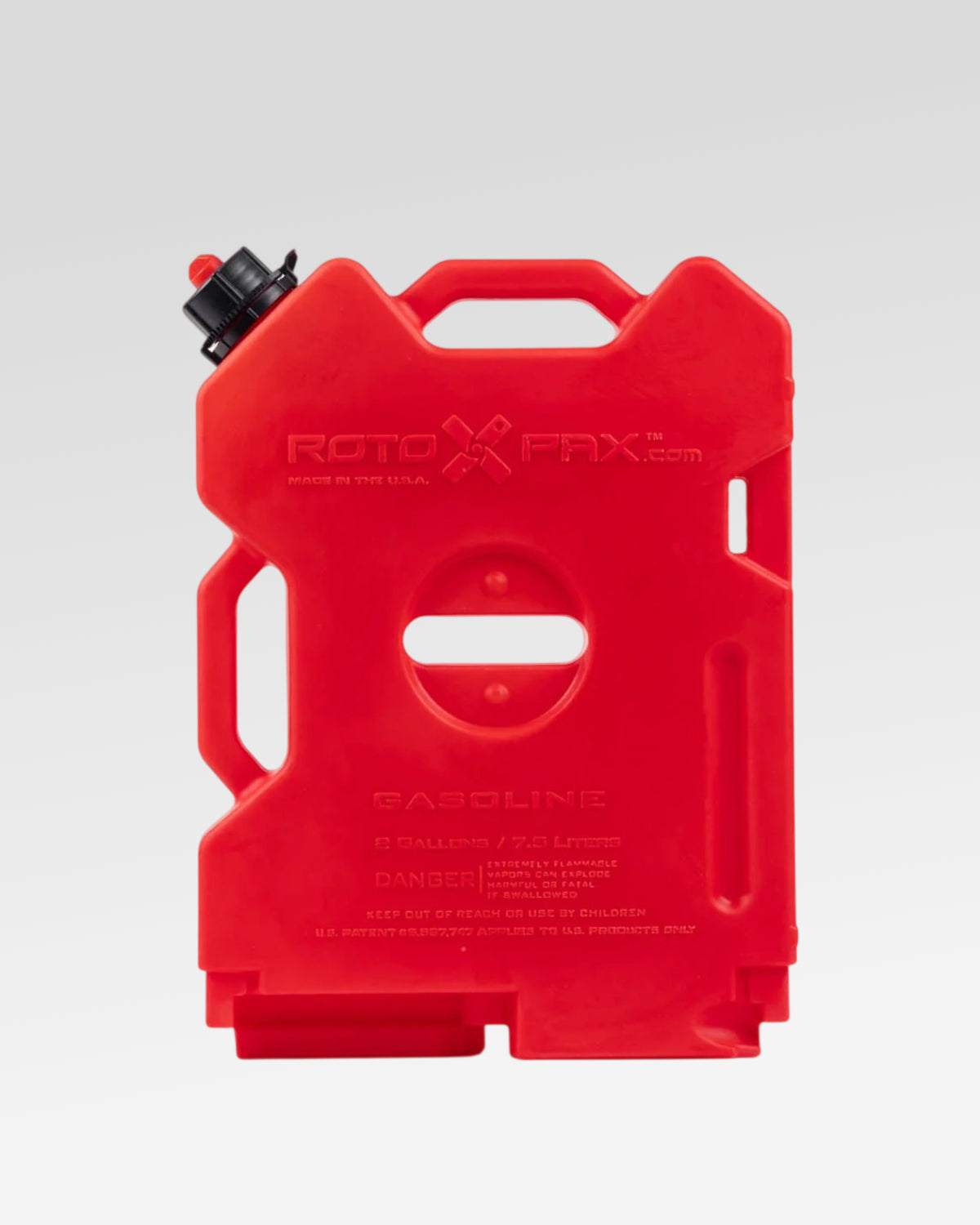 RotopaX 2 gal Gasoline Fuel Container in Red