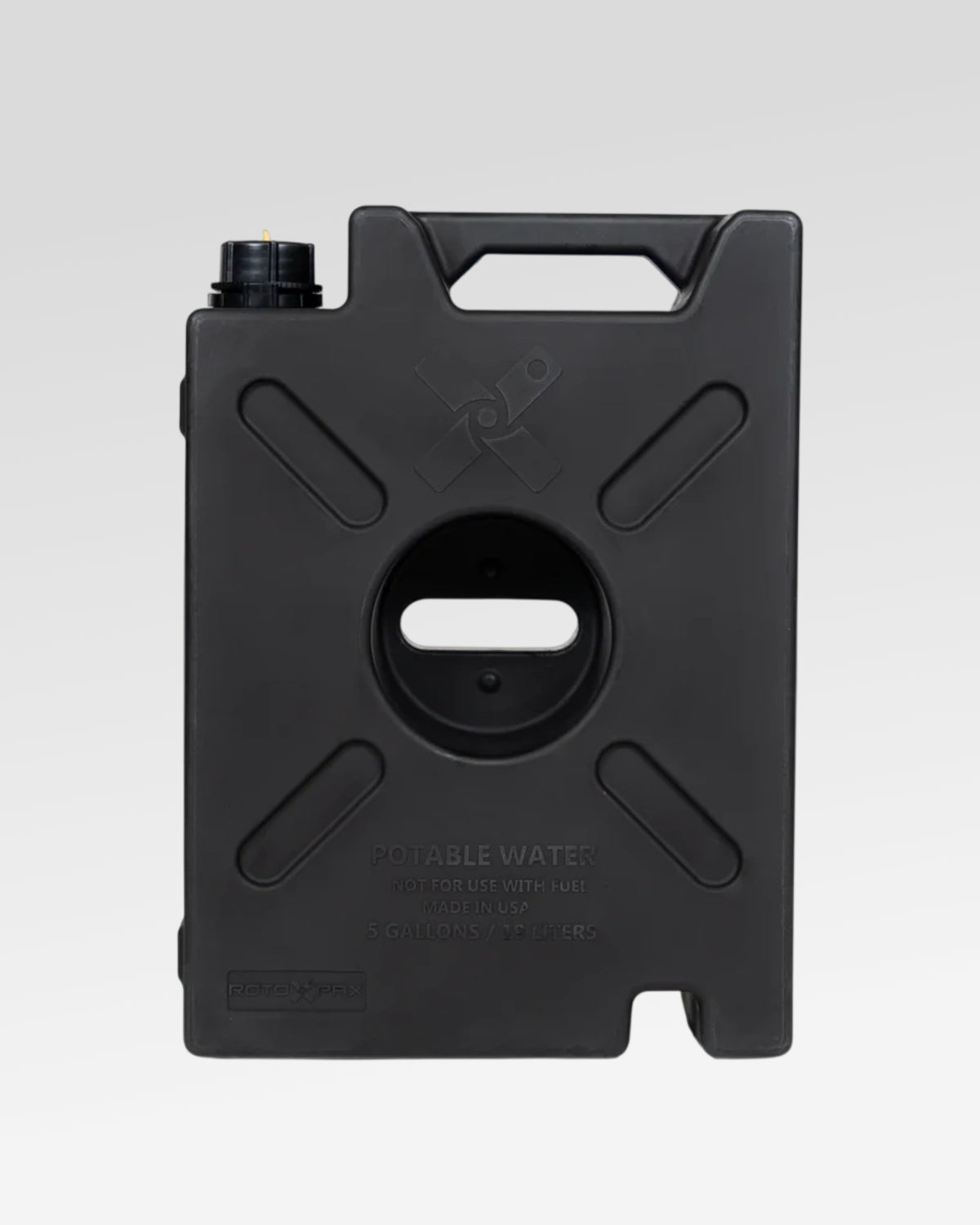 RotopaX 5 gal Liquid Container in Black