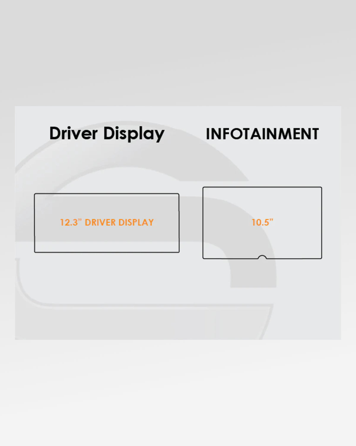 Screen ProTech 10.5 in Infotainment Screen and 12.3 in Digital Instrument Cluster Protection Film Kit for 6th-Gen RAV4 (2026–Present)