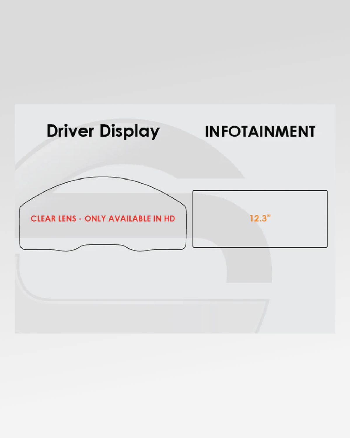 Screen ProTech 12.3" Infotainment Screen & Instrument Panel Protection Kit for LX 570 (2010–2021)