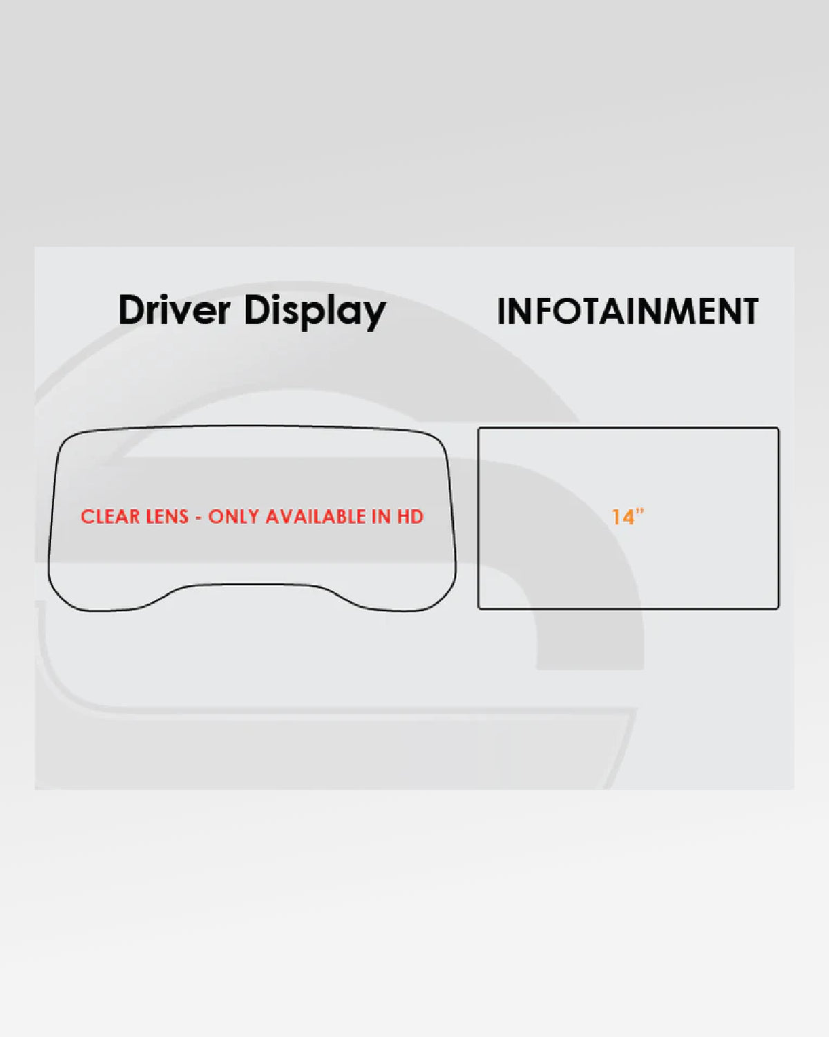 Screen ProTech 14 in Infotainment Screen and Instrument Panel Protection Film Kit for 3rd-Gen Tundra (2022–Present)