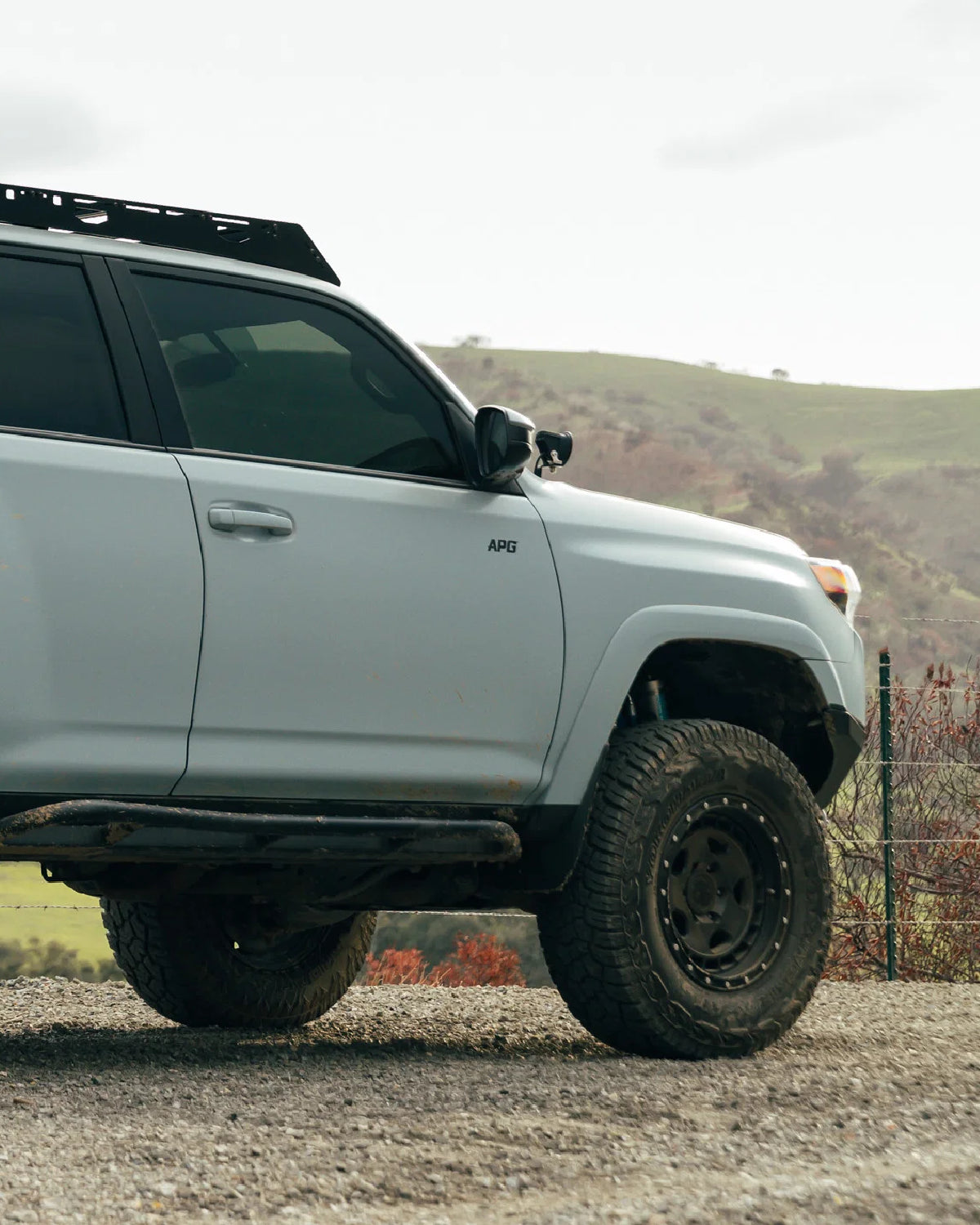 Sherpa Equipment Co. Peak Series Crestone Roof Rack with 40 in Light Bar Cutout Fairing for 5th-Gen 4Runner (2010–2024)