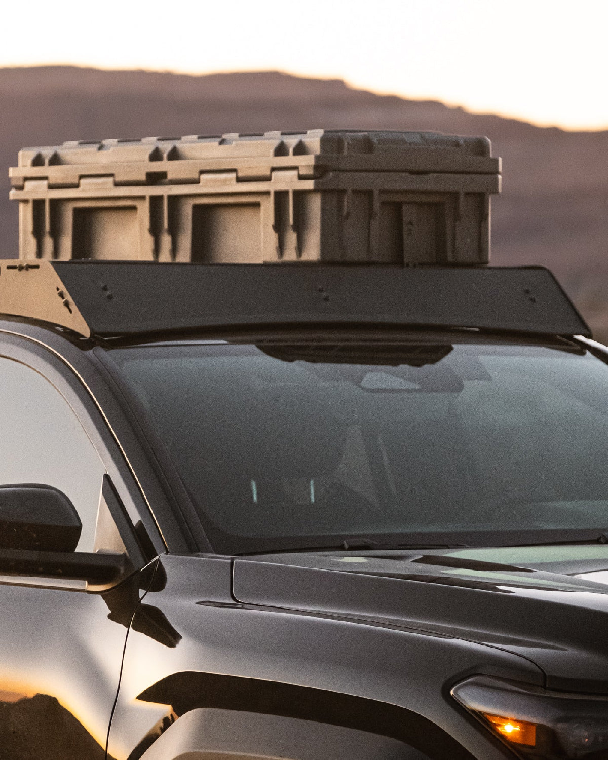 Sherpa Equipment Co. Peak Series Rainier Roof Rack with Standard Fairing for 4th-Gen Tacoma Double Cab (2024–Present)