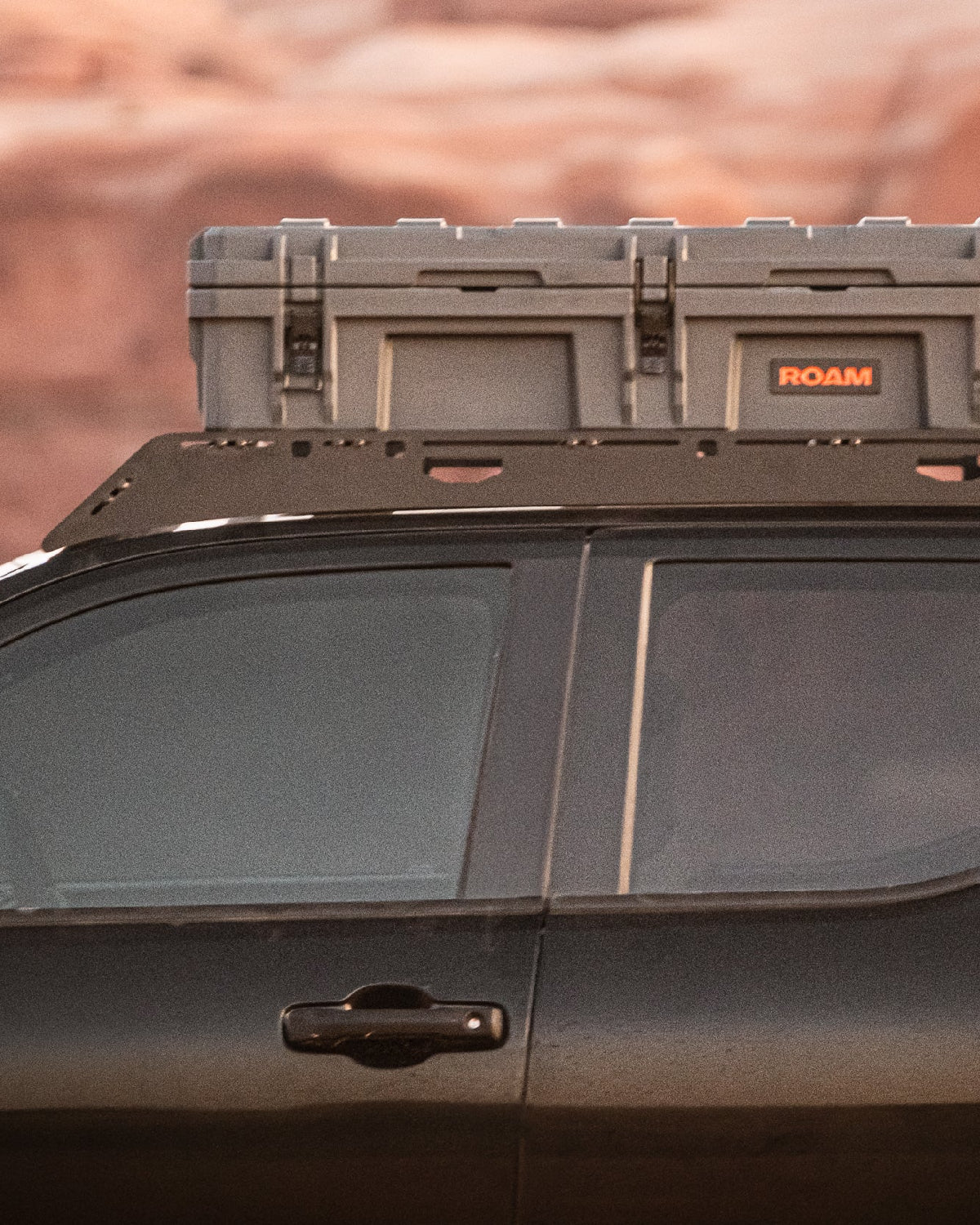 Sherpa Equipment Co. Peak Series Rainier Roof Rack with 40 in Light Bar Cutout Fairing for 4th-Gen Tacoma Double Cab (2024–Present)