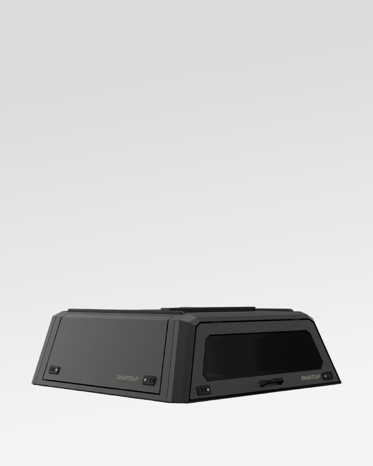 SmartCap Evo Adventure Truck Cap in Matte Black for 2nd-Gen Tacoma with 5 ft Bed (2005–2015)
