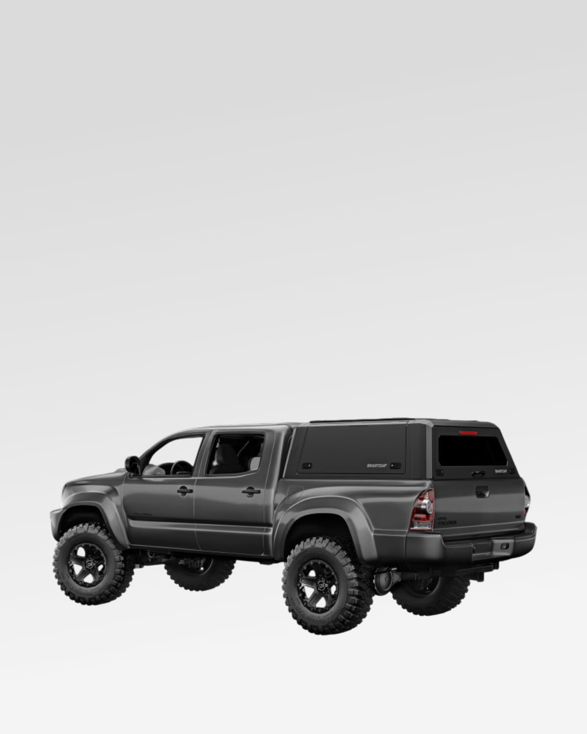 SmartCap Evo Adventure Truck Cap in Matte Black for 2nd-Gen Tacoma with 5 ft Bed (2005–2015)