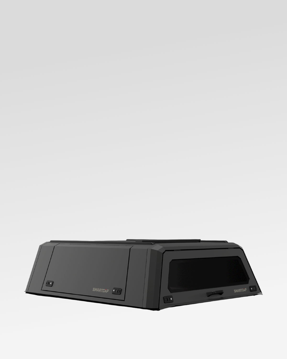 SmartCap Evo Adventure Truck Cap in Matte Black for 2nd-Gen Tacoma with 6 ft Bed (2005–2015)