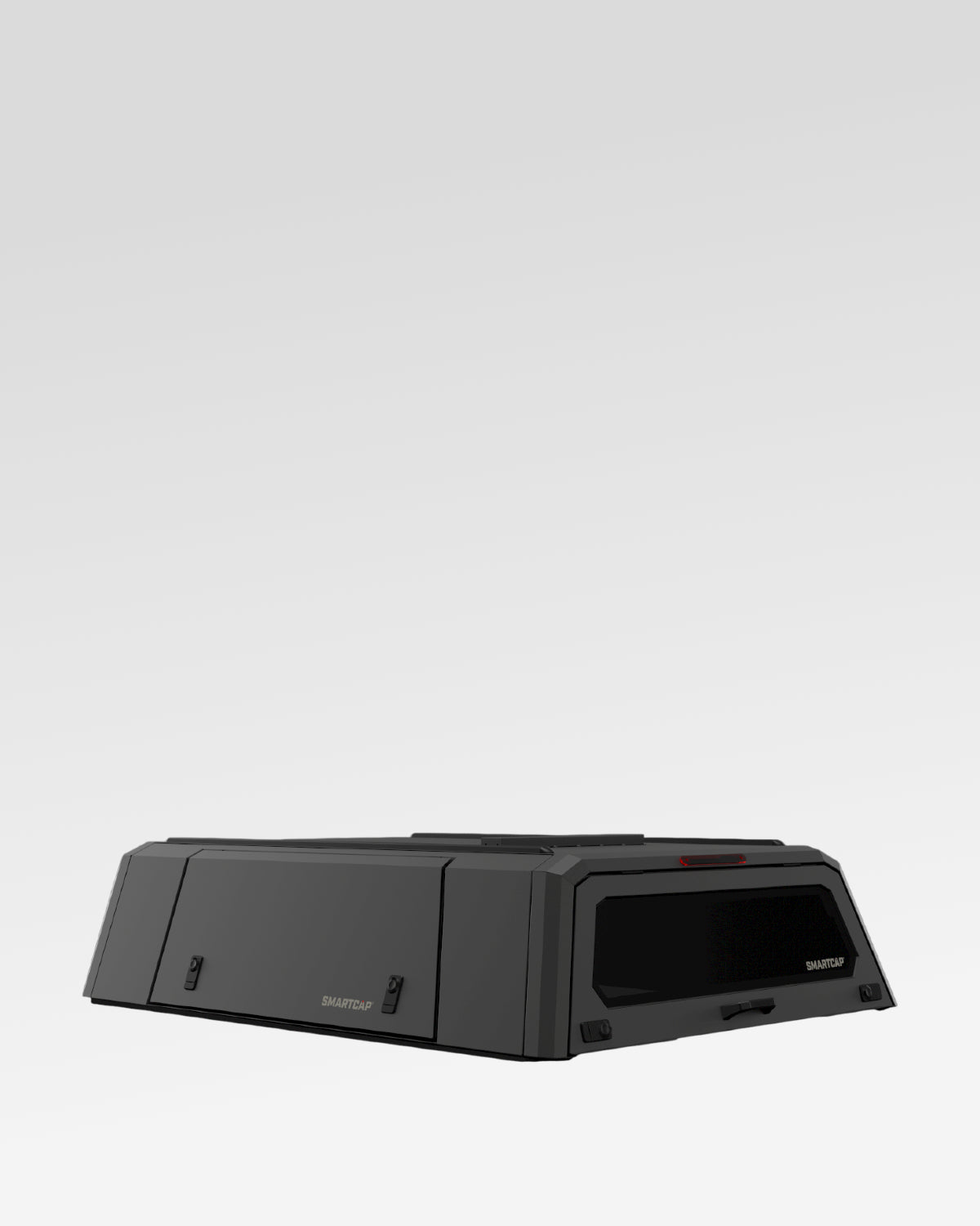 SmartCap Evo Adventure Truck Cap in Matte Black for 3rd-Gen Tacoma with 6 ft Bed (2016–2023)