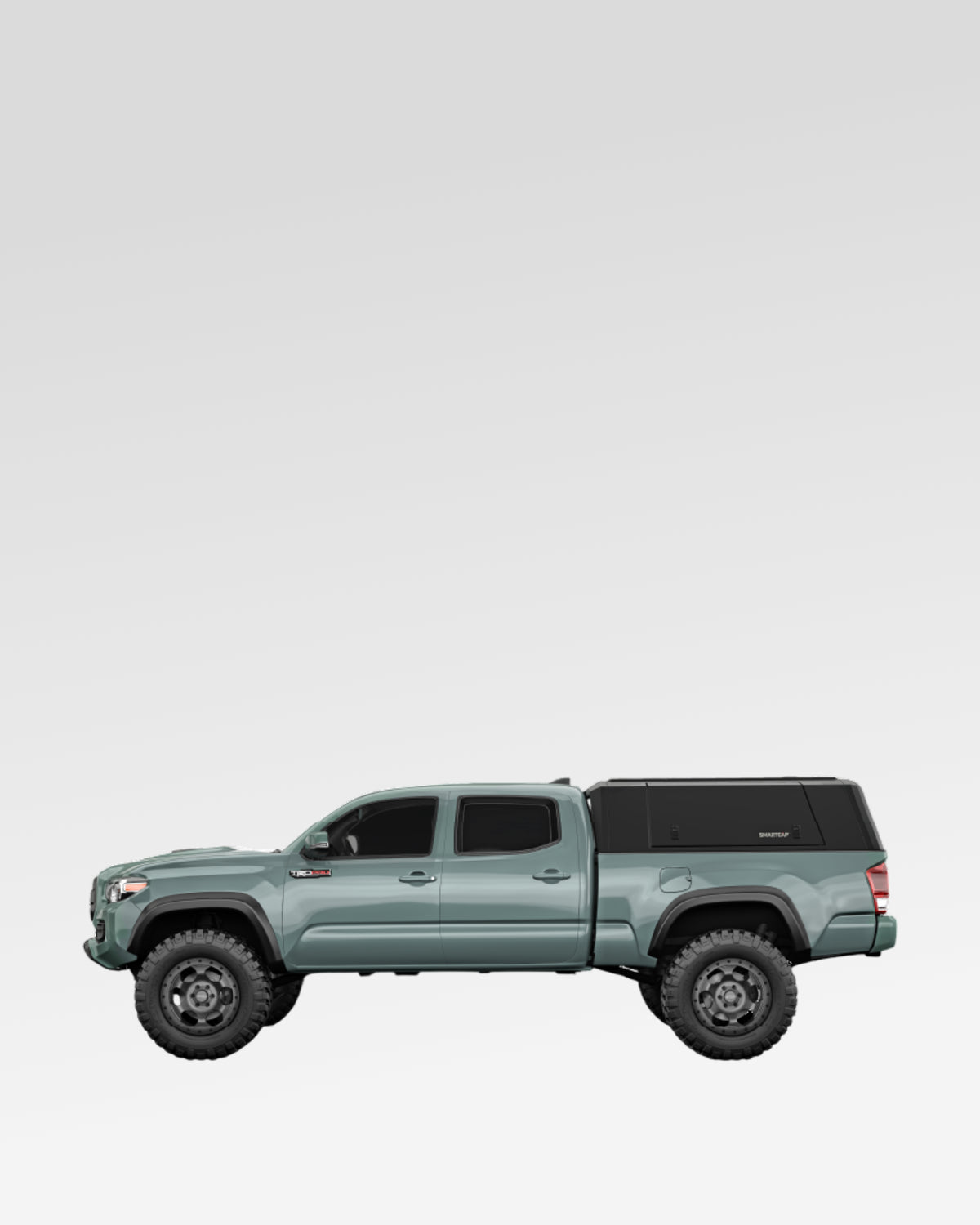 SmartCap Evo Adventure Truck Cap in Matte Black for 3rd-Gen Tacoma with 6 ft Bed (2016–2023)