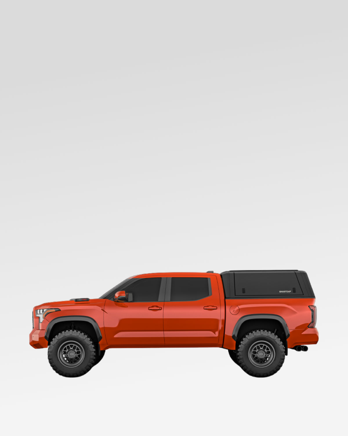 SmartCap Evo Adventure Truck Cap in Matte Black for 3rd-Gen Tundra with 5.5 ft Bed (2022–Present)