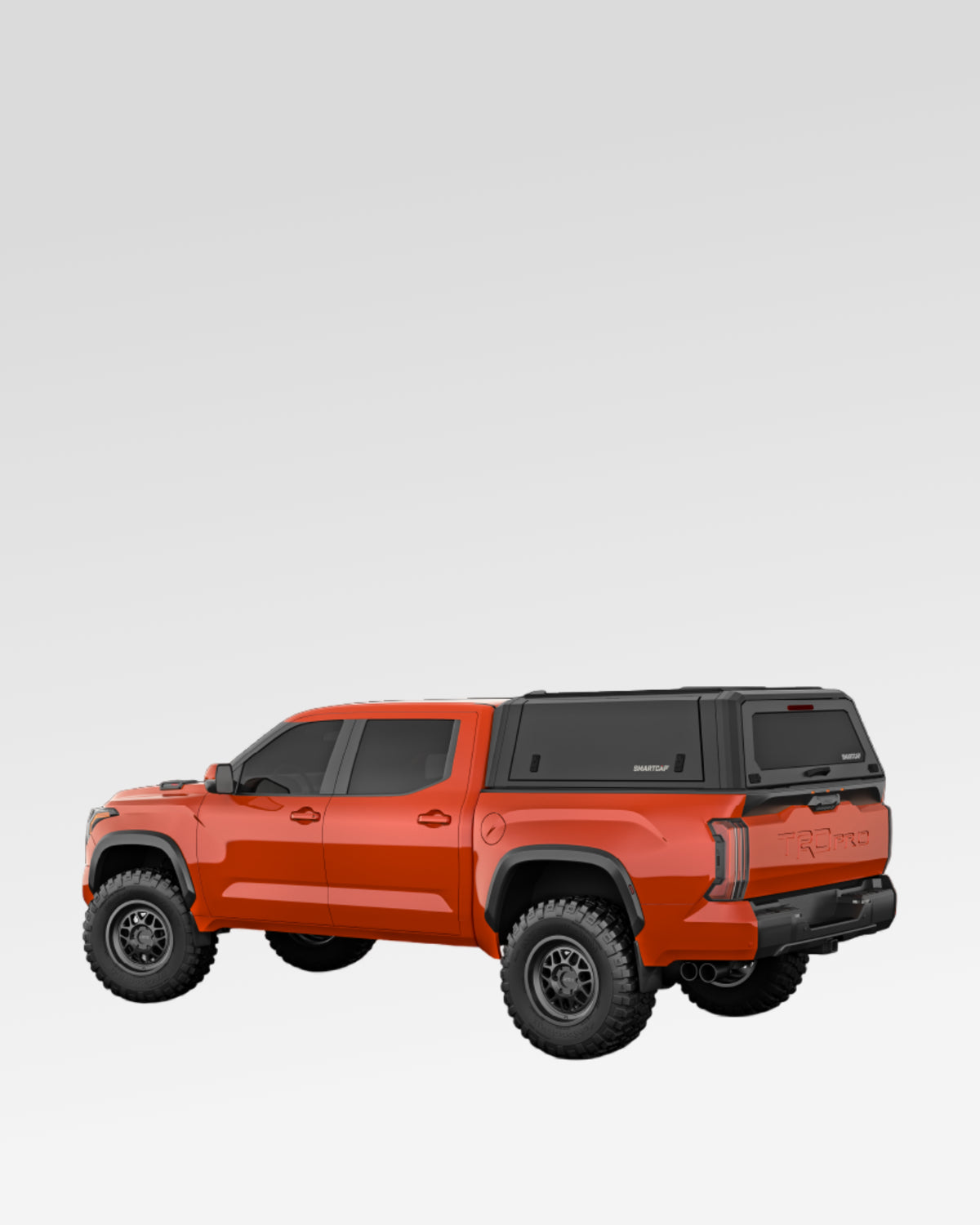 SmartCap Evo Adventure Truck Cap in Matte Black for 3rd-Gen Tundra with 5.5 ft Bed (2022–Present)