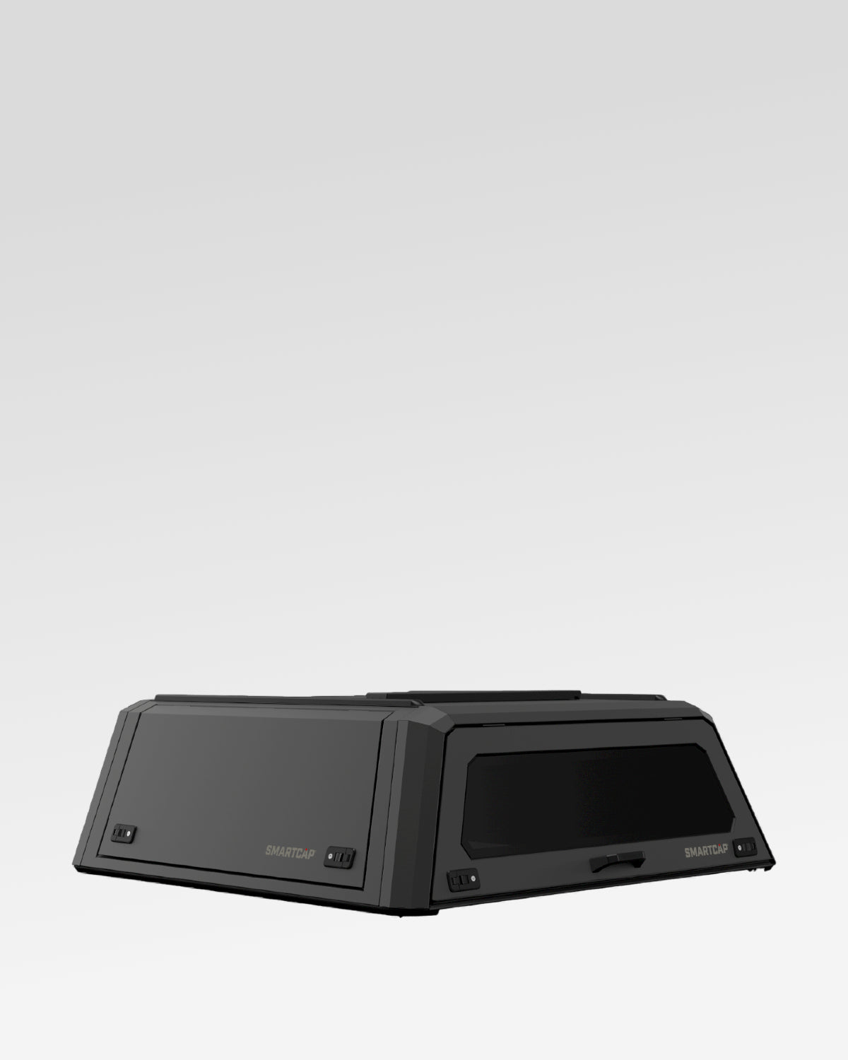 SmartCap Evo Adventure Truck Cap in Matte Black for Toyota Tundra with 5.5 ft Bed (2007–2021)