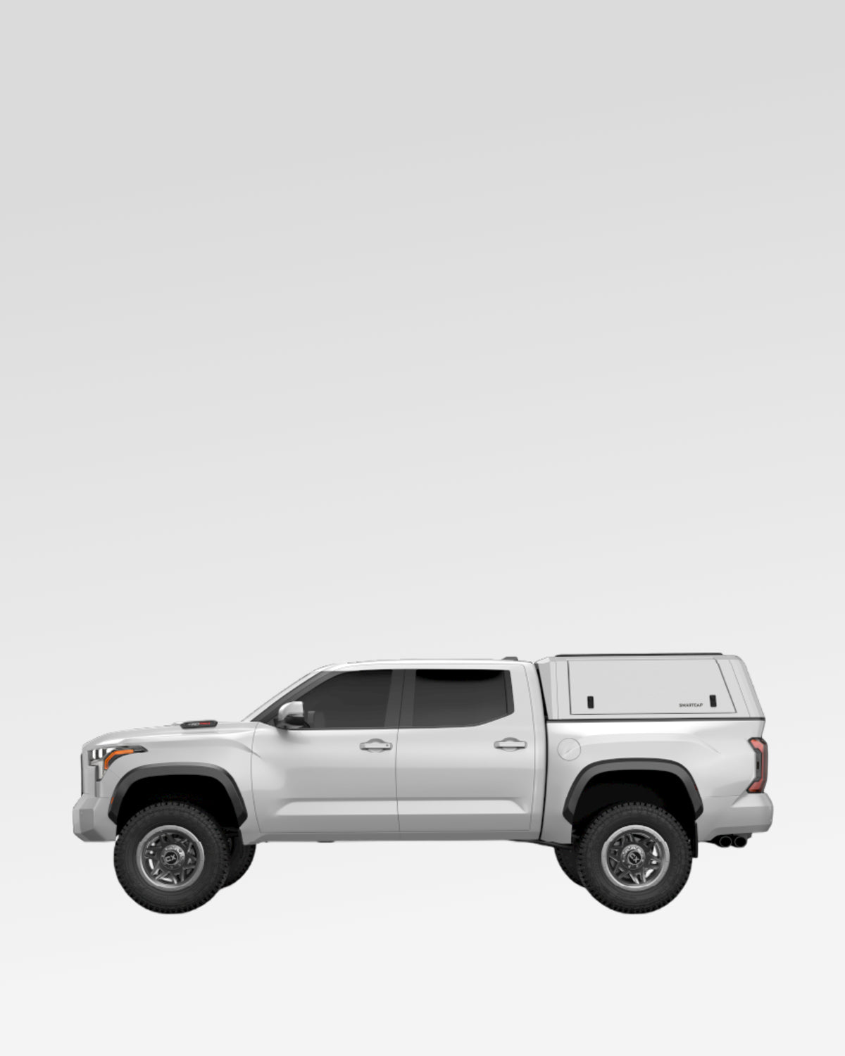 SmartCap Evo Commercial Truck Cap in White for 3rd-Gen Tundra with 5.5 ft Bed (2022–Present)