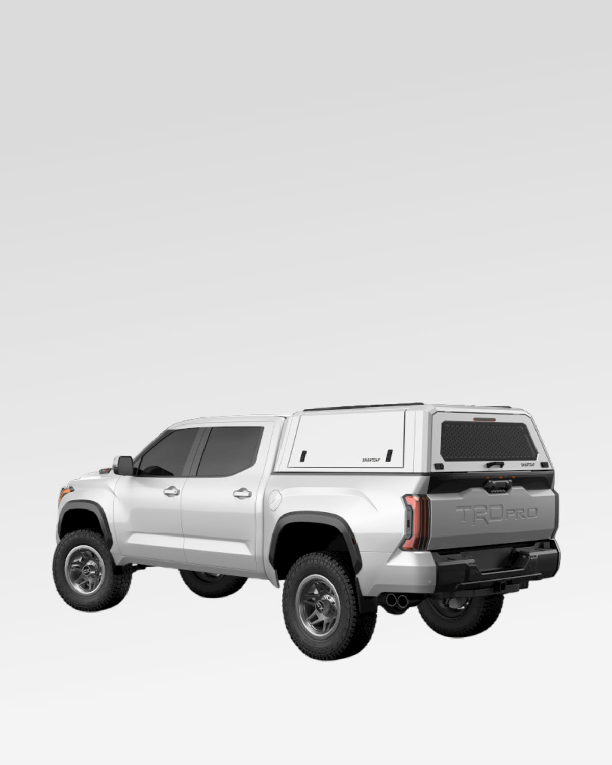 SmartCap Evo Commercial Truck Cap in White for 3rd-Gen Tundra with 5.5 ft Bed (2022–Present)