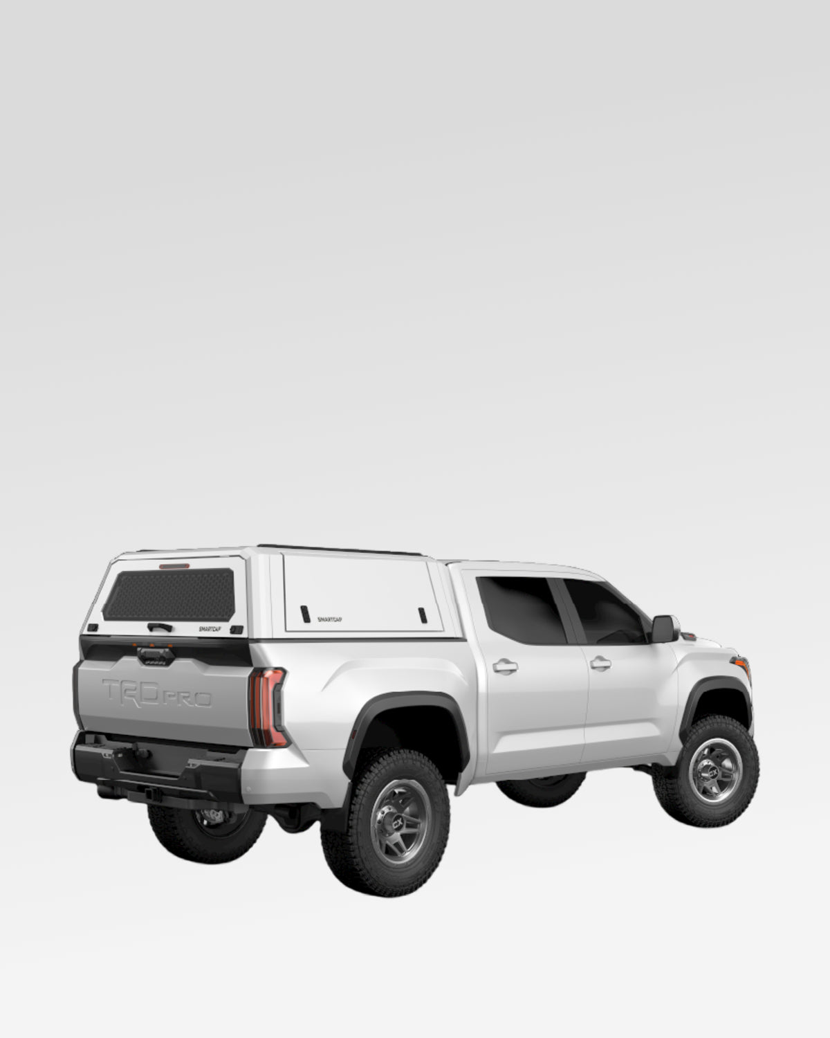 SmartCap Evo Commercial Truck Cap in White for 3rd-Gen Tundra with 5.5 ft Bed (2022–Present)