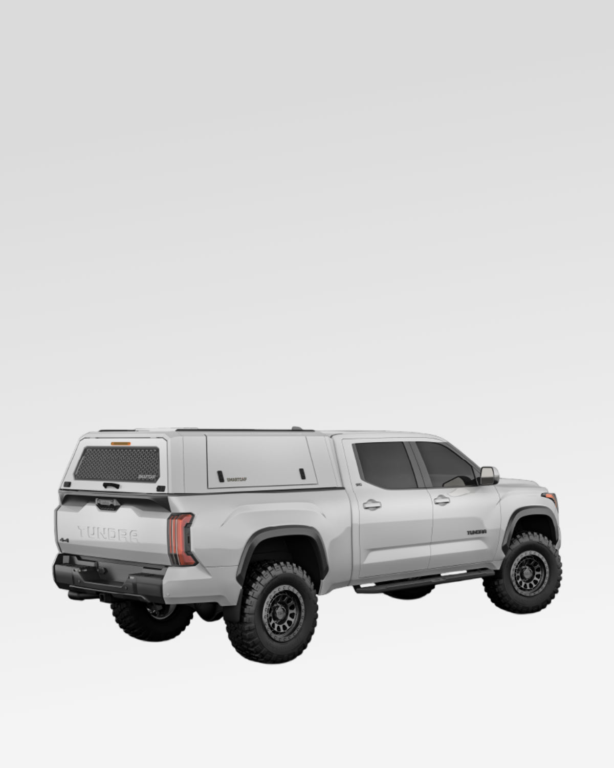 SmartCap Evo Commercial Truck Cap in White for 3rd-Gen Tundra with 6.5 ft Bed (2022–Present)