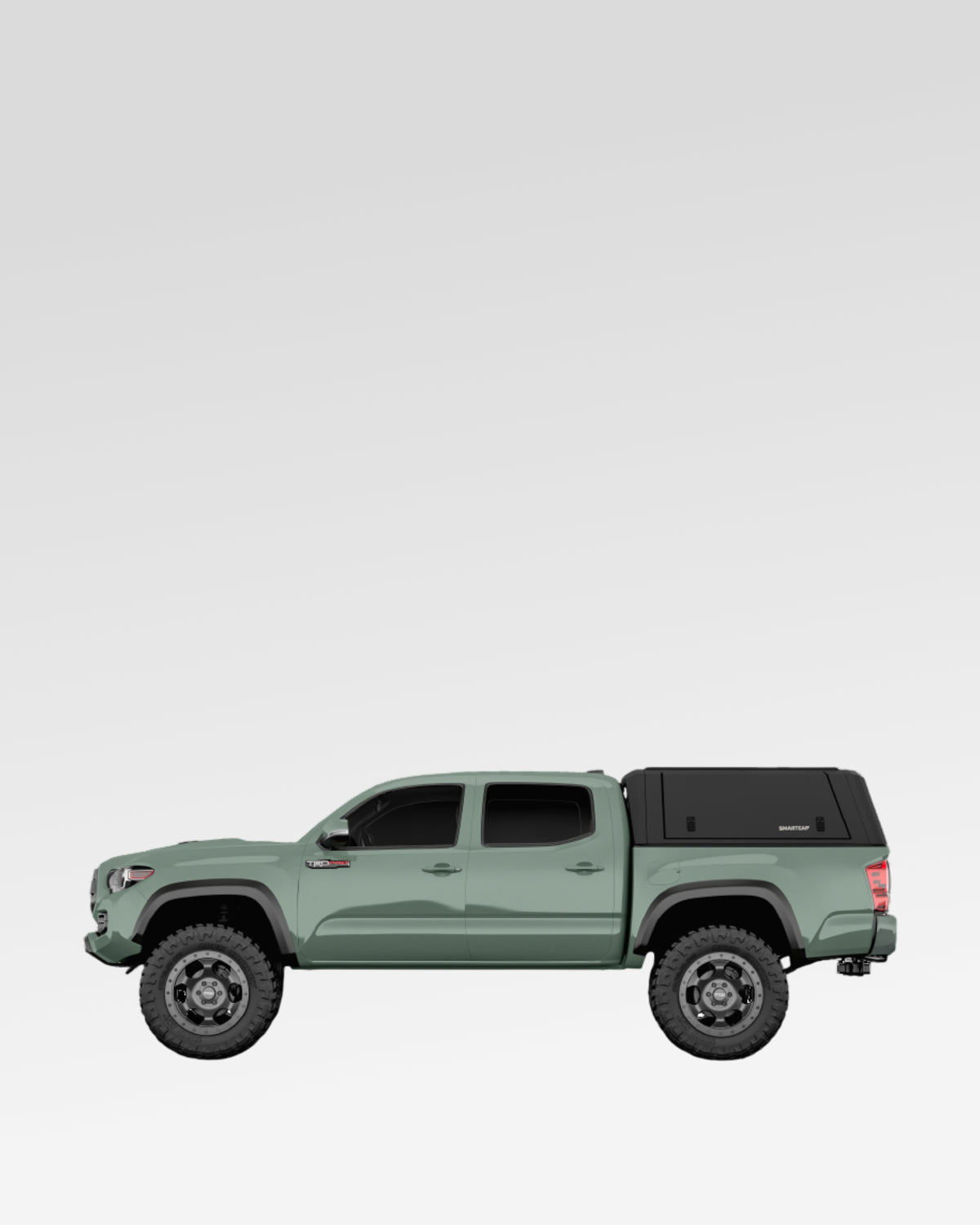 SmartCap Evo Defender Truck Cap in Matte Black for 3rd-Gen Tacoma with 5 ft Bed (2016–2023)