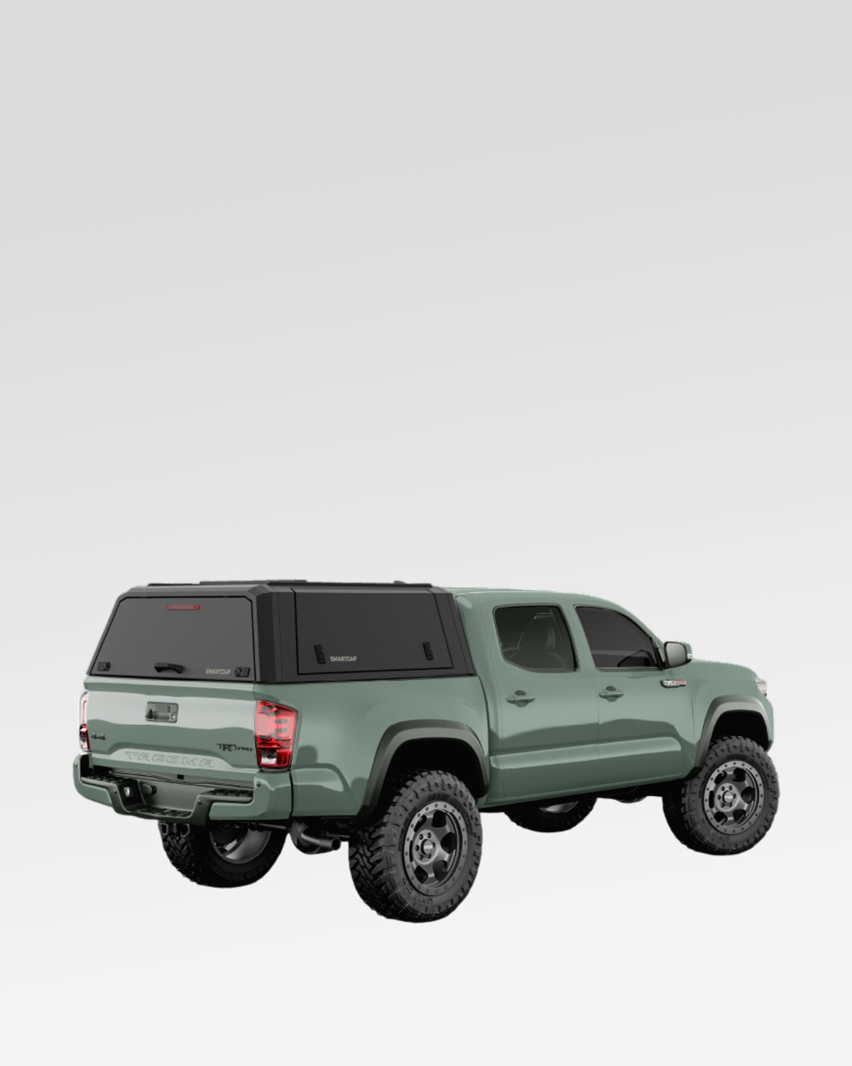 SmartCap Evo Defender Truck Cap in Matte Black for 3rd-Gen Tacoma with 5 ft Bed (2016–2023)