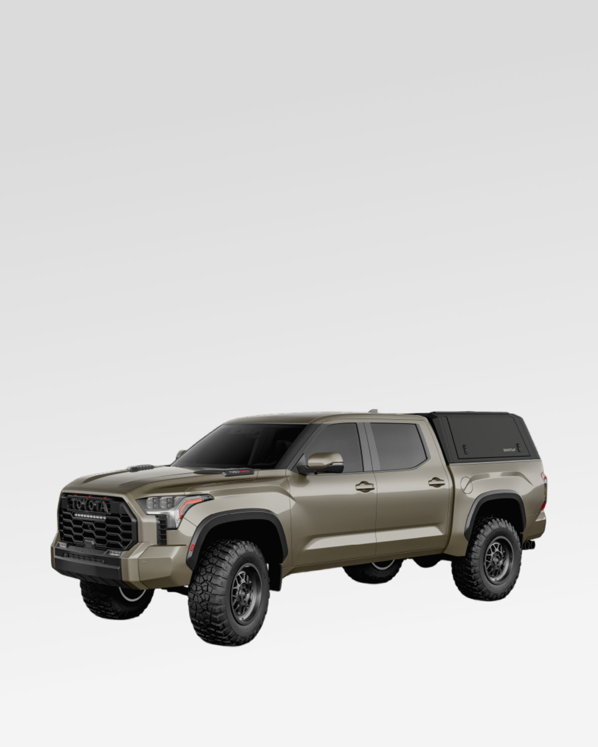 SmartCap Evo Defender Truck Cap in Matte Black for 3rd-Gen Tundra with 5.5 ft Bed (2022–Present)
