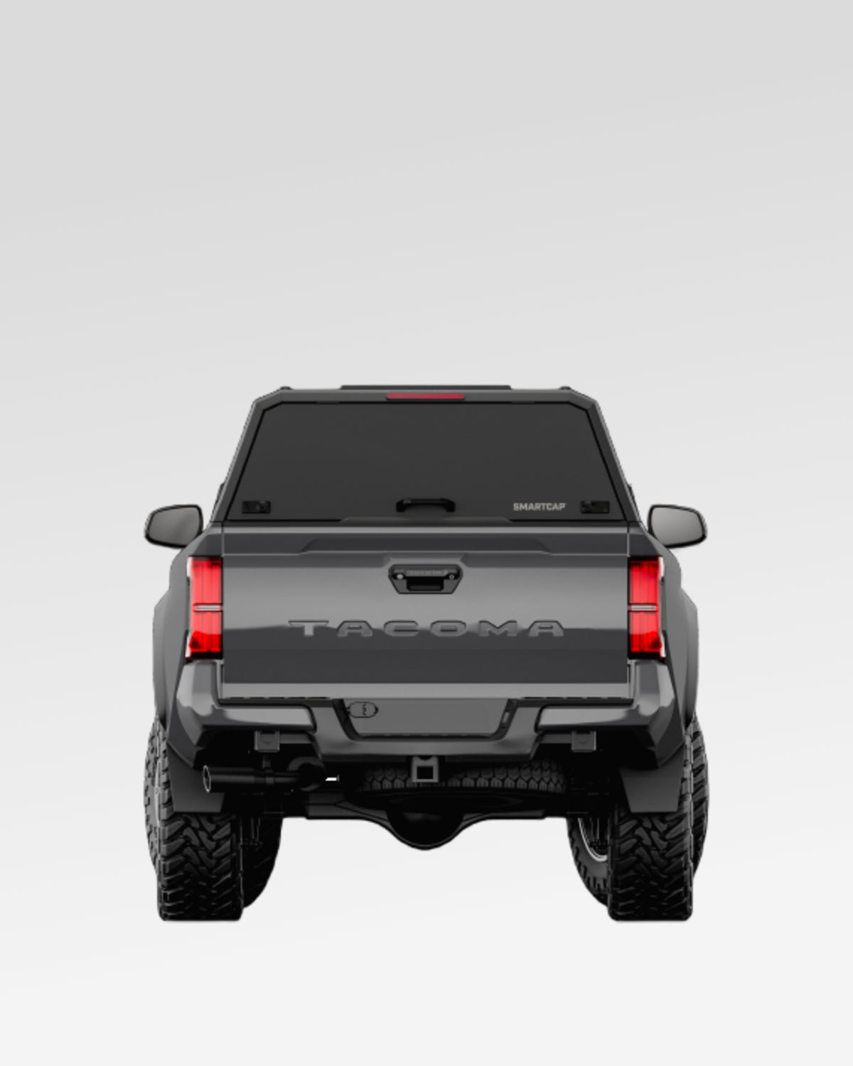 SmartCap Evo Defender Truck Cap in Matte Black for 4th-Gen Tacoma with 6 ft Bed (2024–Present)