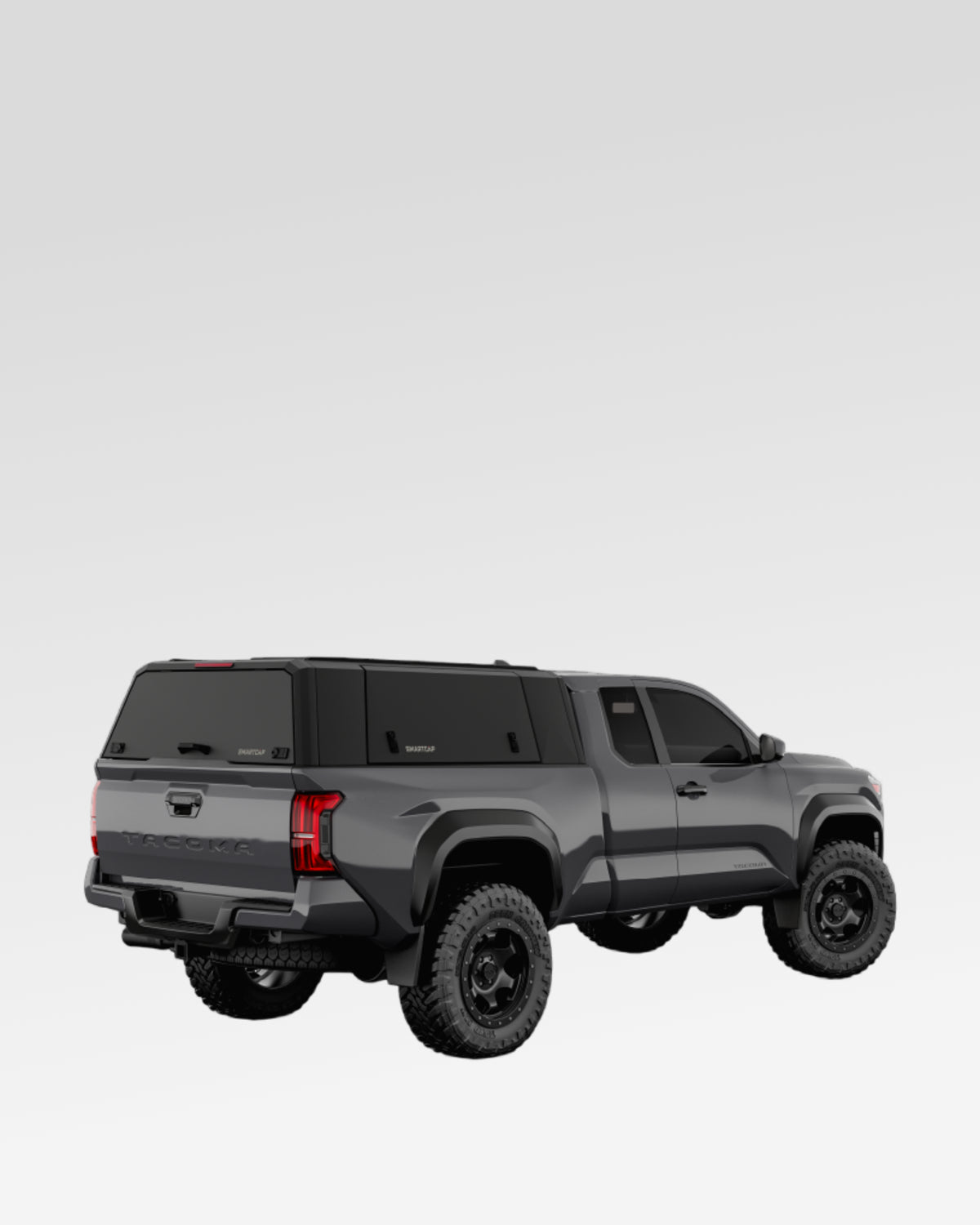 SmartCap Evo Defender Truck Cap in Matte Black for 4th-Gen Tacoma with 6 ft Bed (2024–Present)