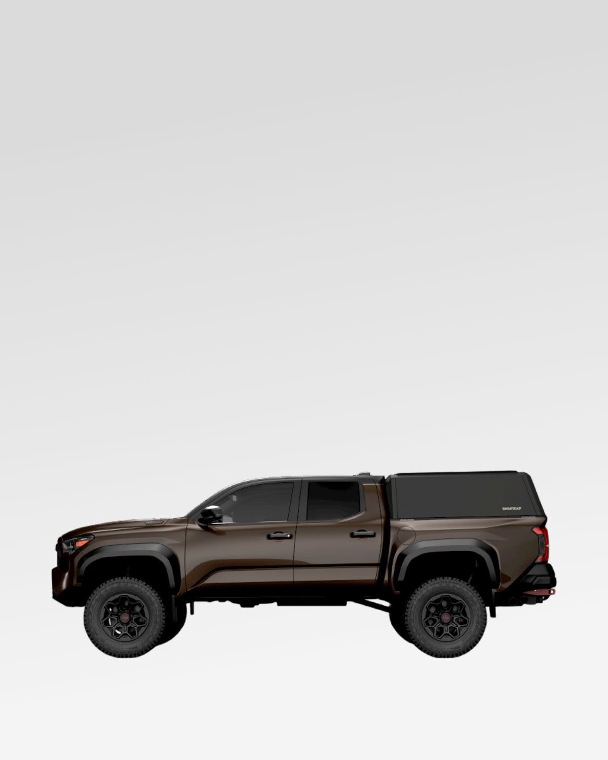 SmartCap Evo Hatchback Truck Cap in Matte Black for 4th-Gen Tacoma with 5 ft Bed (2024–Present)