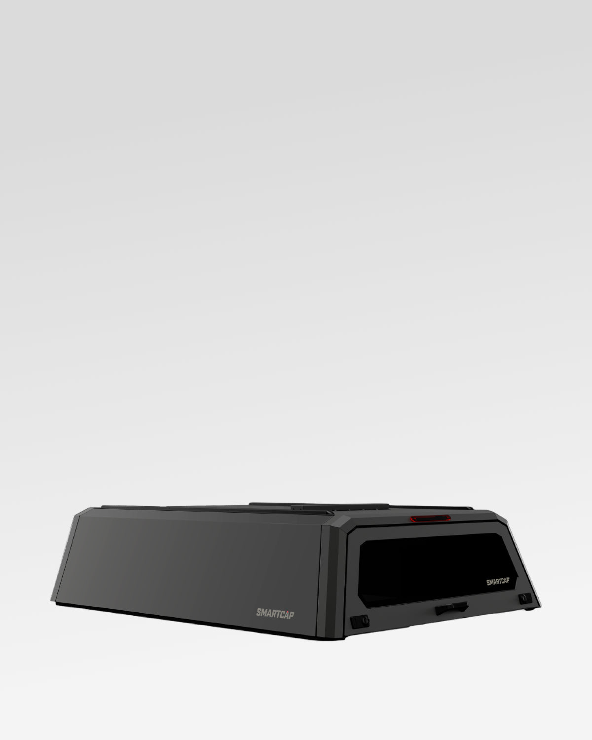 SmartCap Evo Hatchback Truck Cap in Matte Black for 4th-Gen Tacoma with 6 ft Bed (2024–Present)