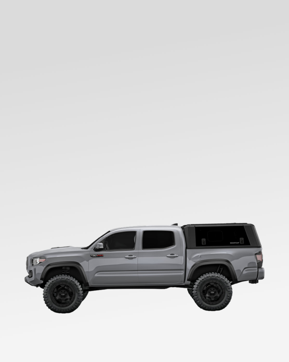SmartCap Evo Sport Truck Cap in Matte Black for 3rd-Gen Tacoma with 5 ft Bed (2016–2023)