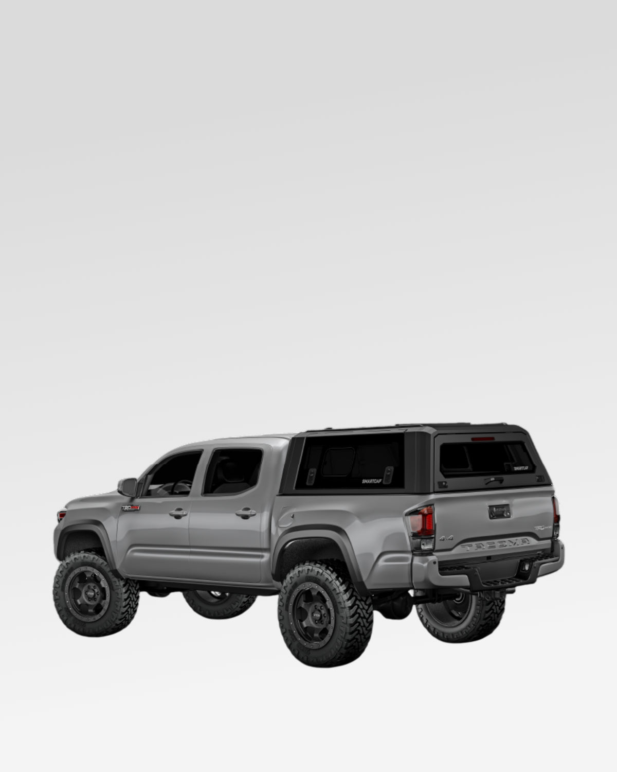 SmartCap Evo Sport Truck Cap in Matte Black for 3rd-Gen Tacoma with 5 ft Bed (2016–2023)