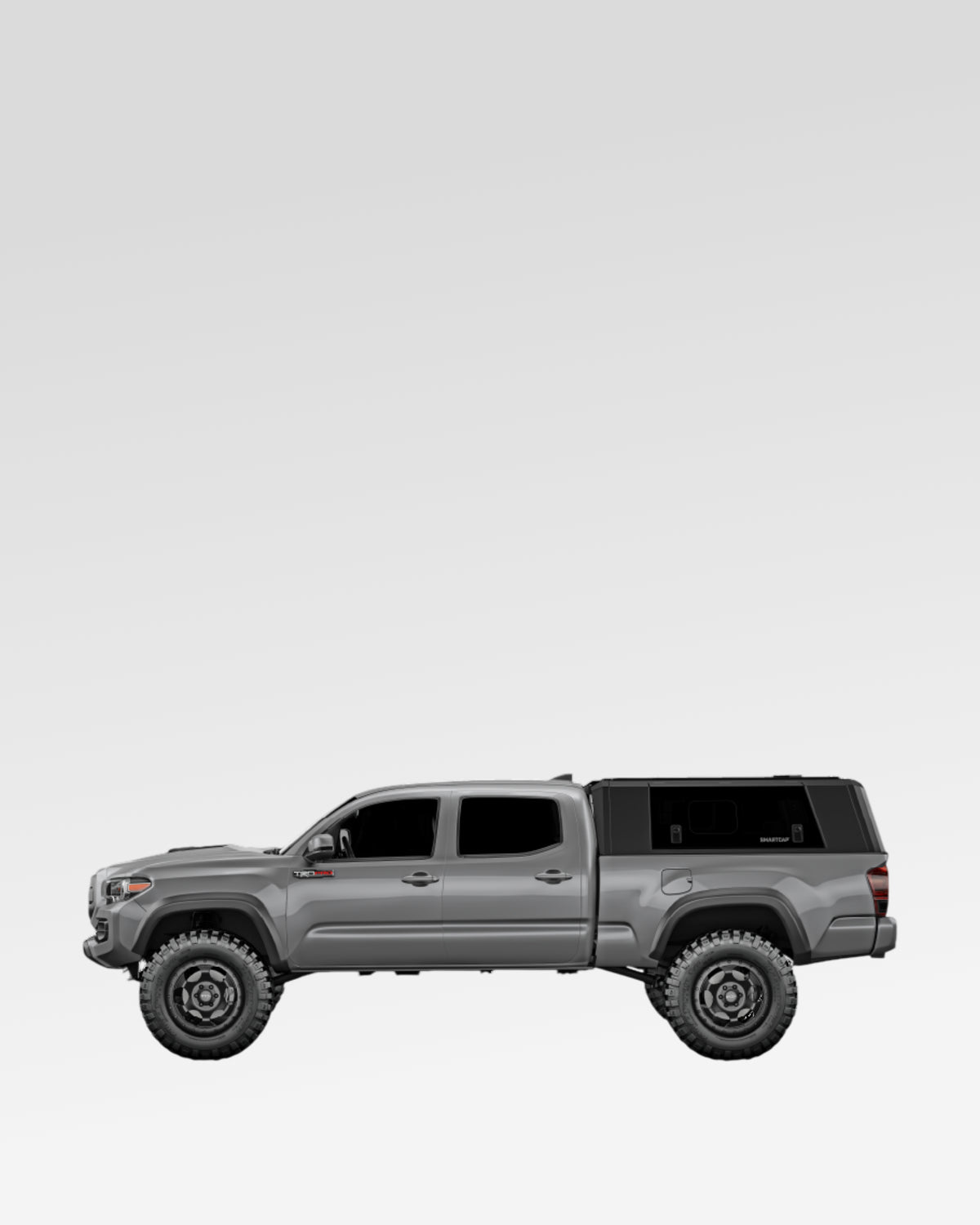 SmartCap Evo Sport Truck Cap in Matte Black for 3rd-Gen Tacoma with 6 ft Bed (2016–2023)