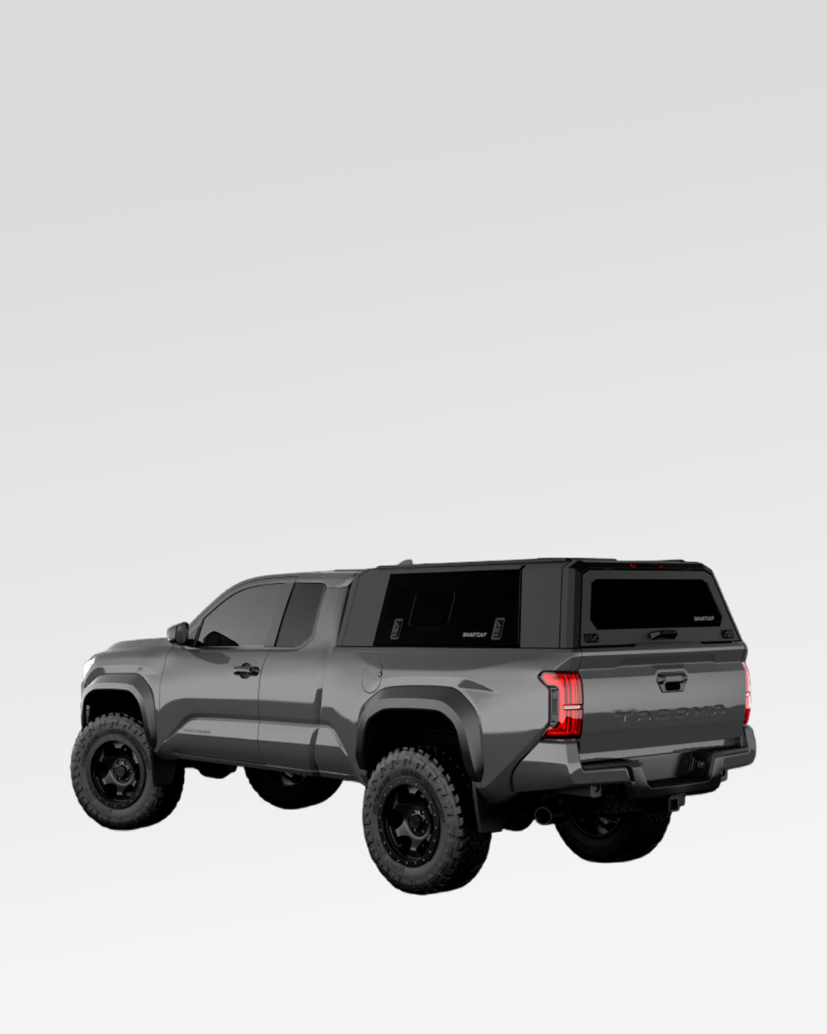 SmartCap Evo Sport Truck Cap in Matte Black for 4th-Gen Tacoma with 6 ft Bed (2024–Present)