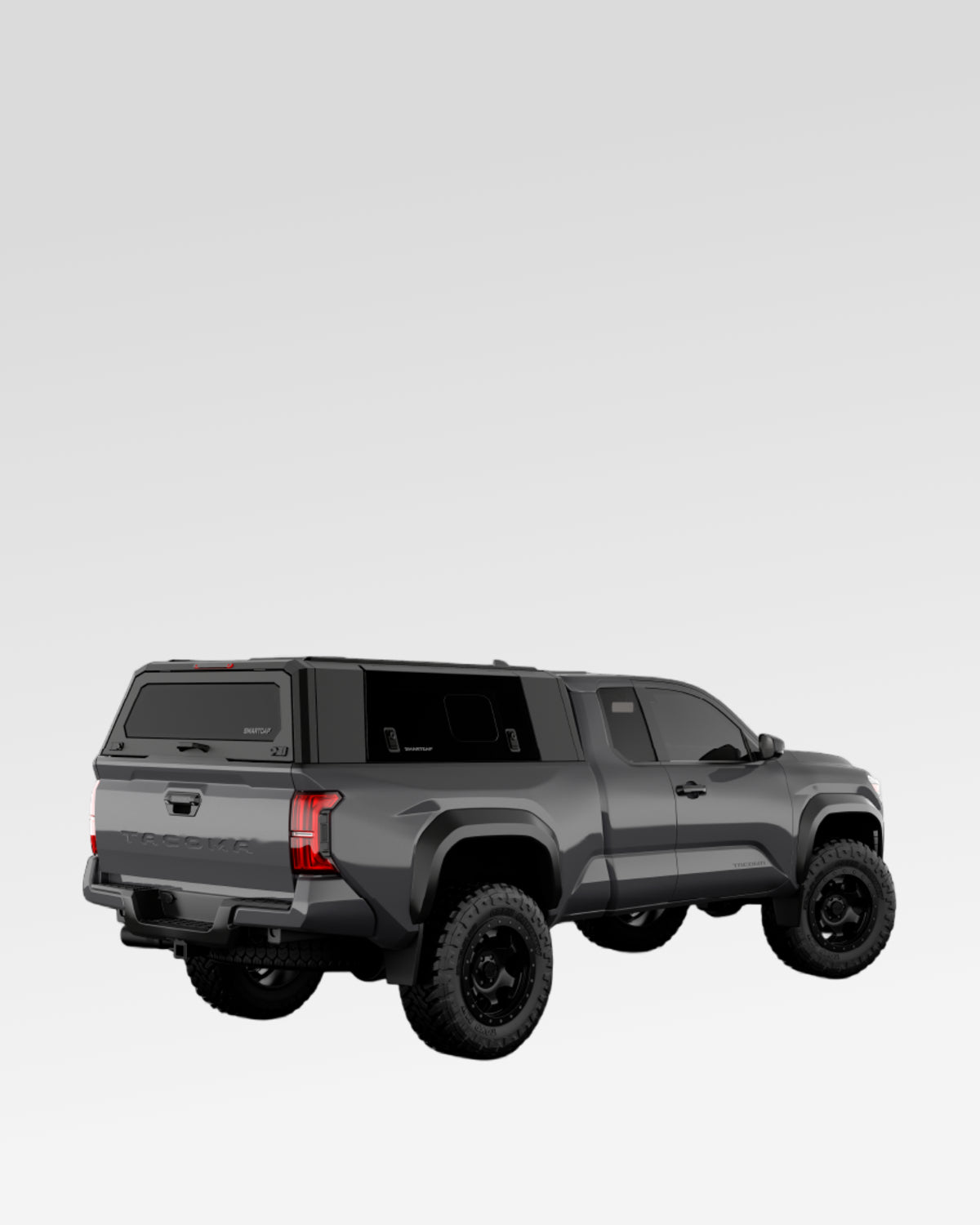 SmartCap Evo Sport Truck Cap in Matte Black for 4th-Gen Tacoma with 6 ft Bed (2024–Present)