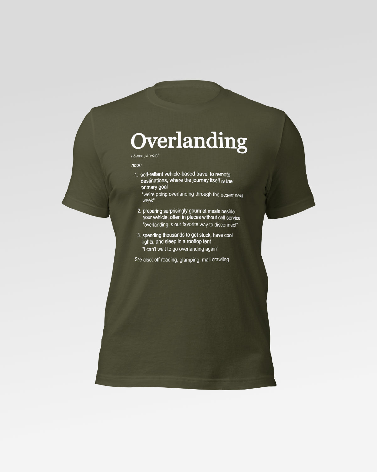 Trailgard Overlanding Definition T-Shirt - Basecamp