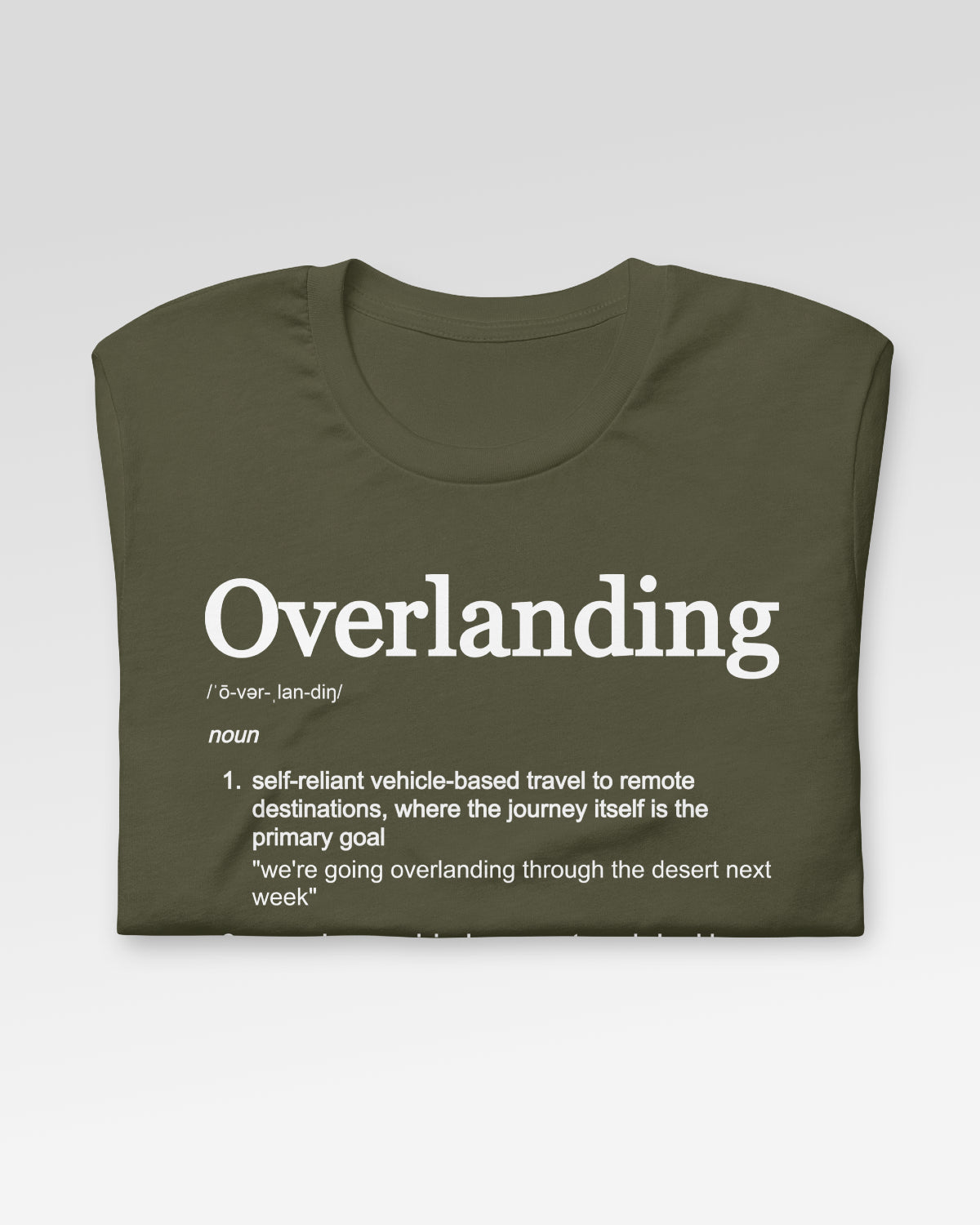 Trailgard Overlanding Definition T-Shirt - Basecamp