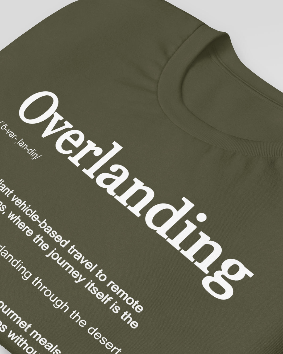 Trailgard Overlanding Definition T-Shirt - Basecamp