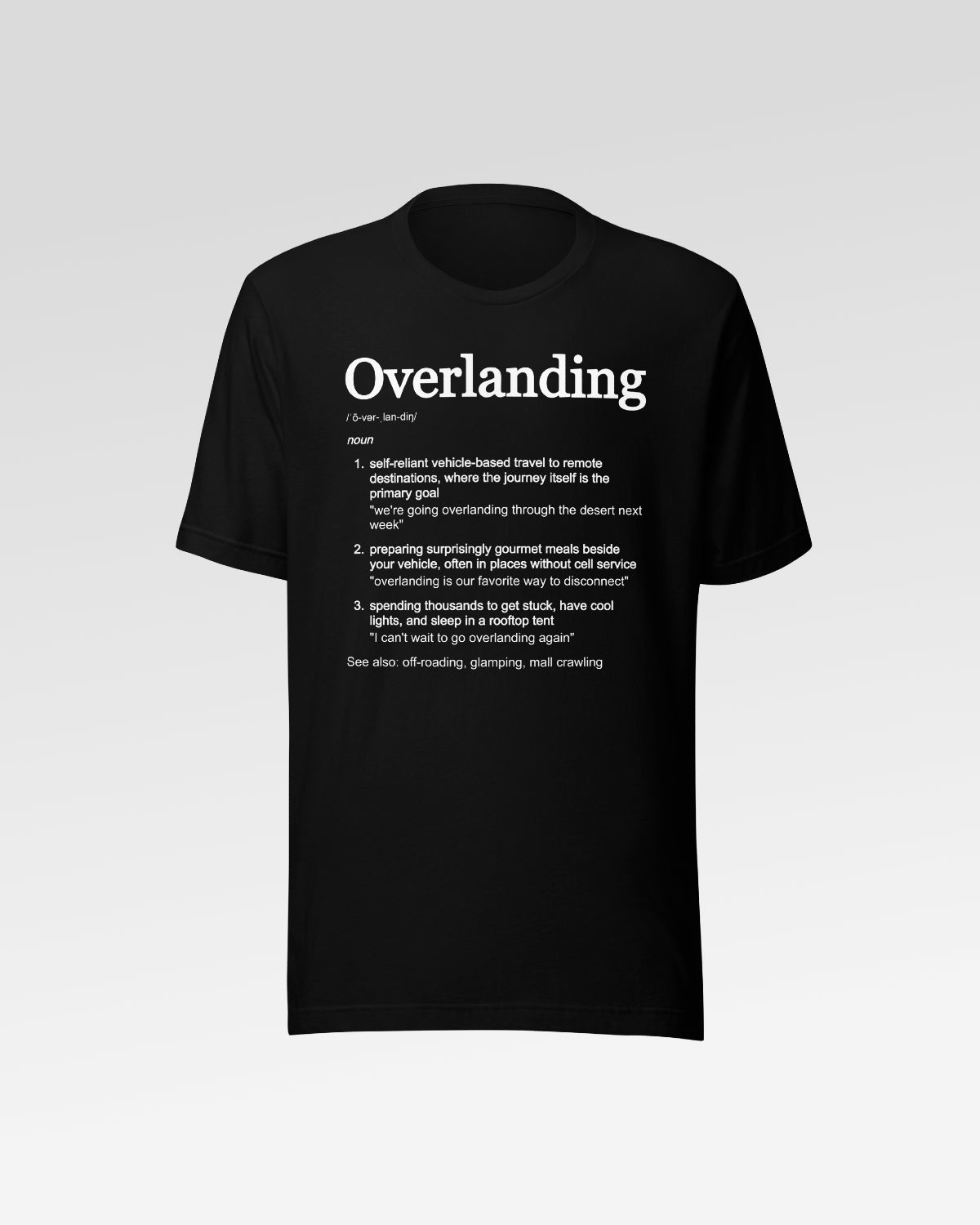 Trailgard Overlanding Definition T-Shirt - Black