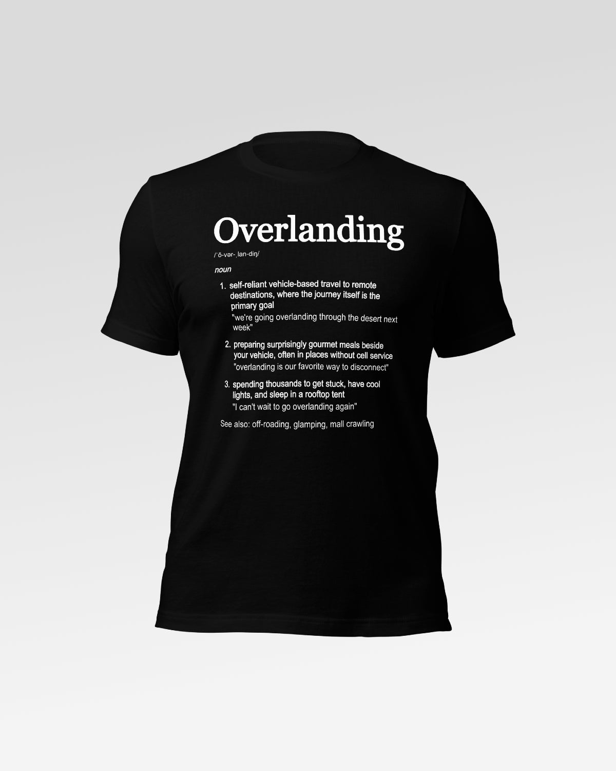 Trailgard Overlanding Definition T-Shirt - Black