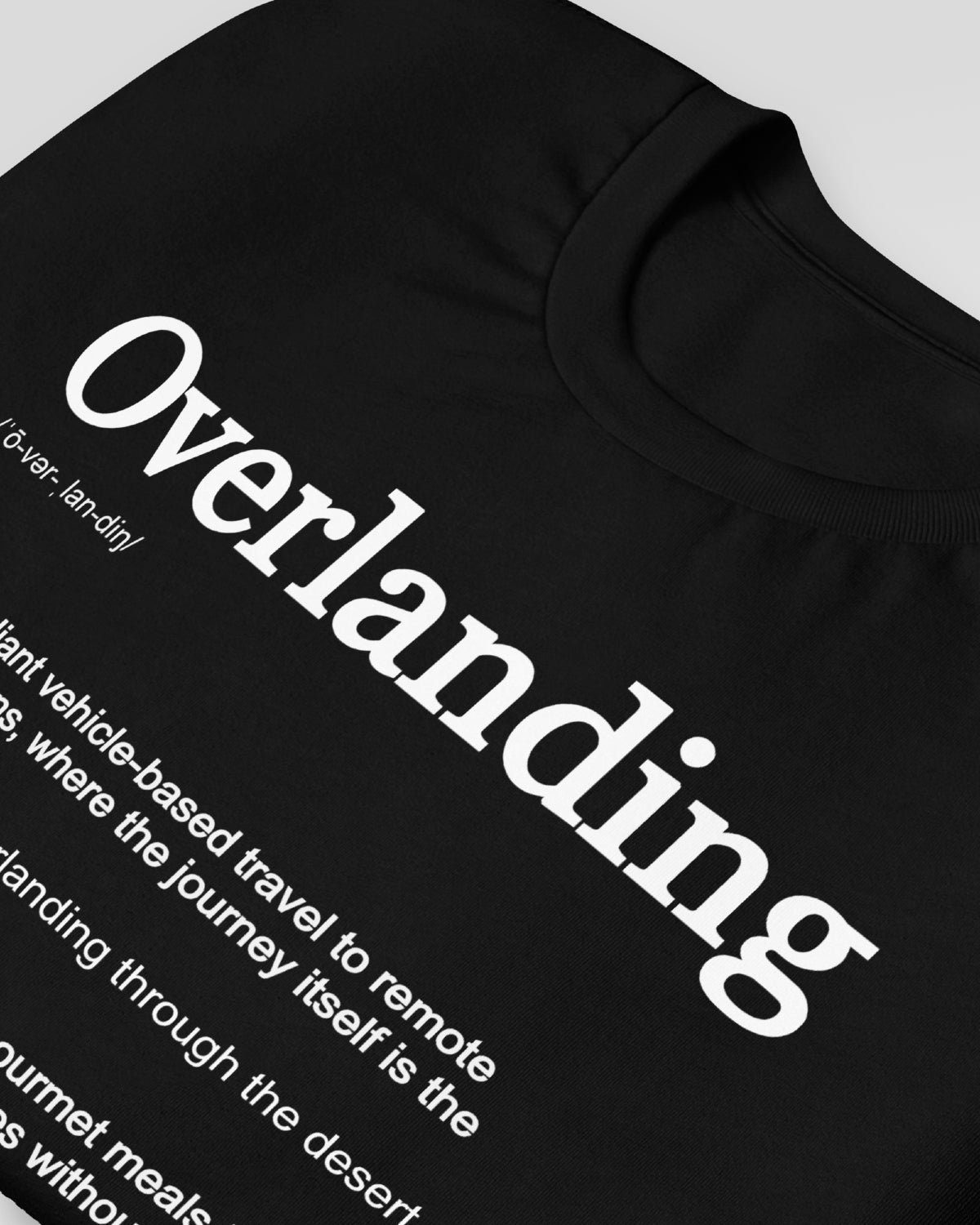 Trailgard Overlanding Definition T-Shirt - Black