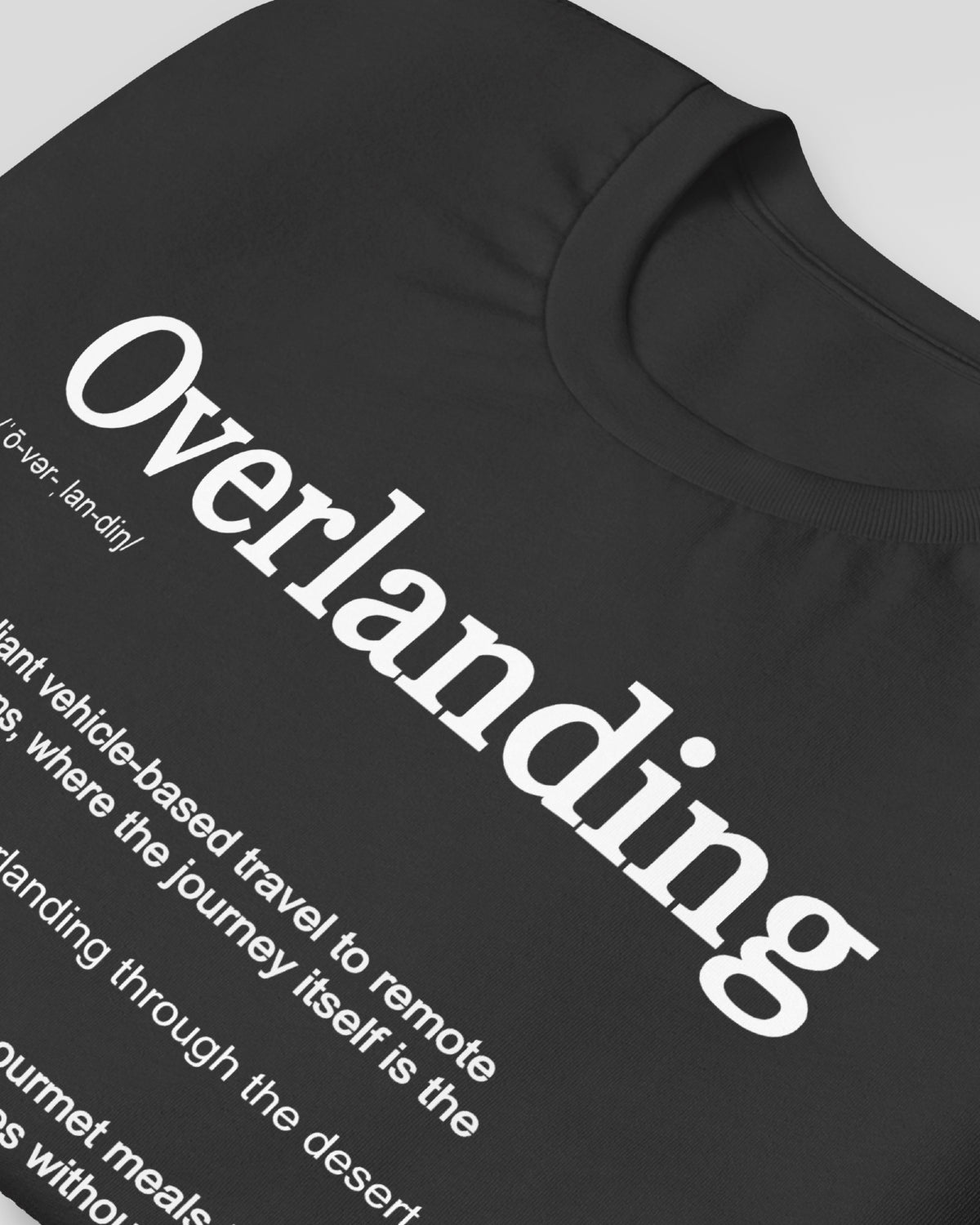 Trailgard Overlanding Definition T-Shirt - Graphite