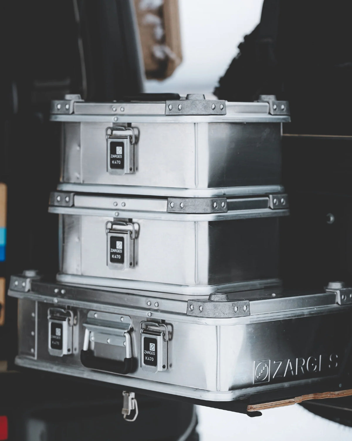 Zarges K470 Heavy-Duty Aluminum Case - 13-L, Part No. 40835