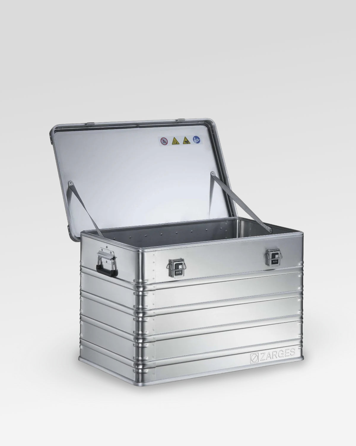 Zarges K470 Heavy-Duty Aluminum Case - 195-L, Part No. 40844