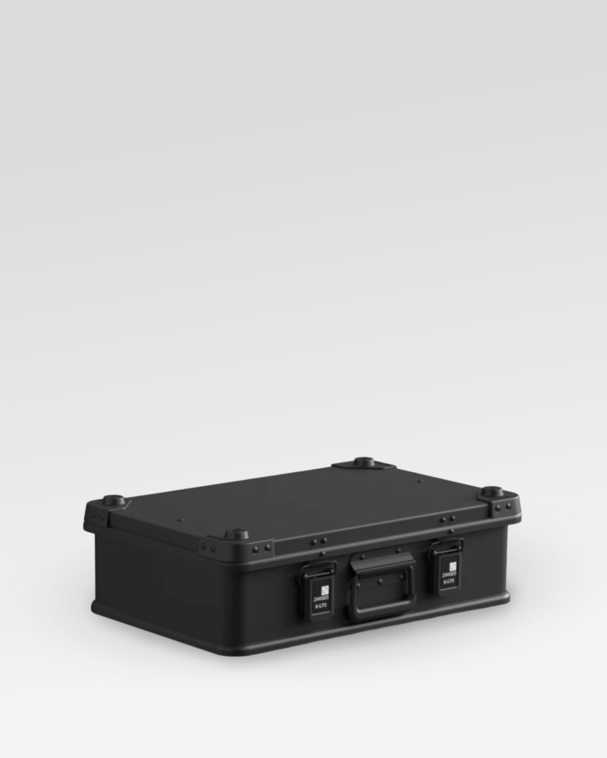 Zarges K470 Heavy-Duty Aluminum Case - 29-L, Matte Black, Part No. 31013203