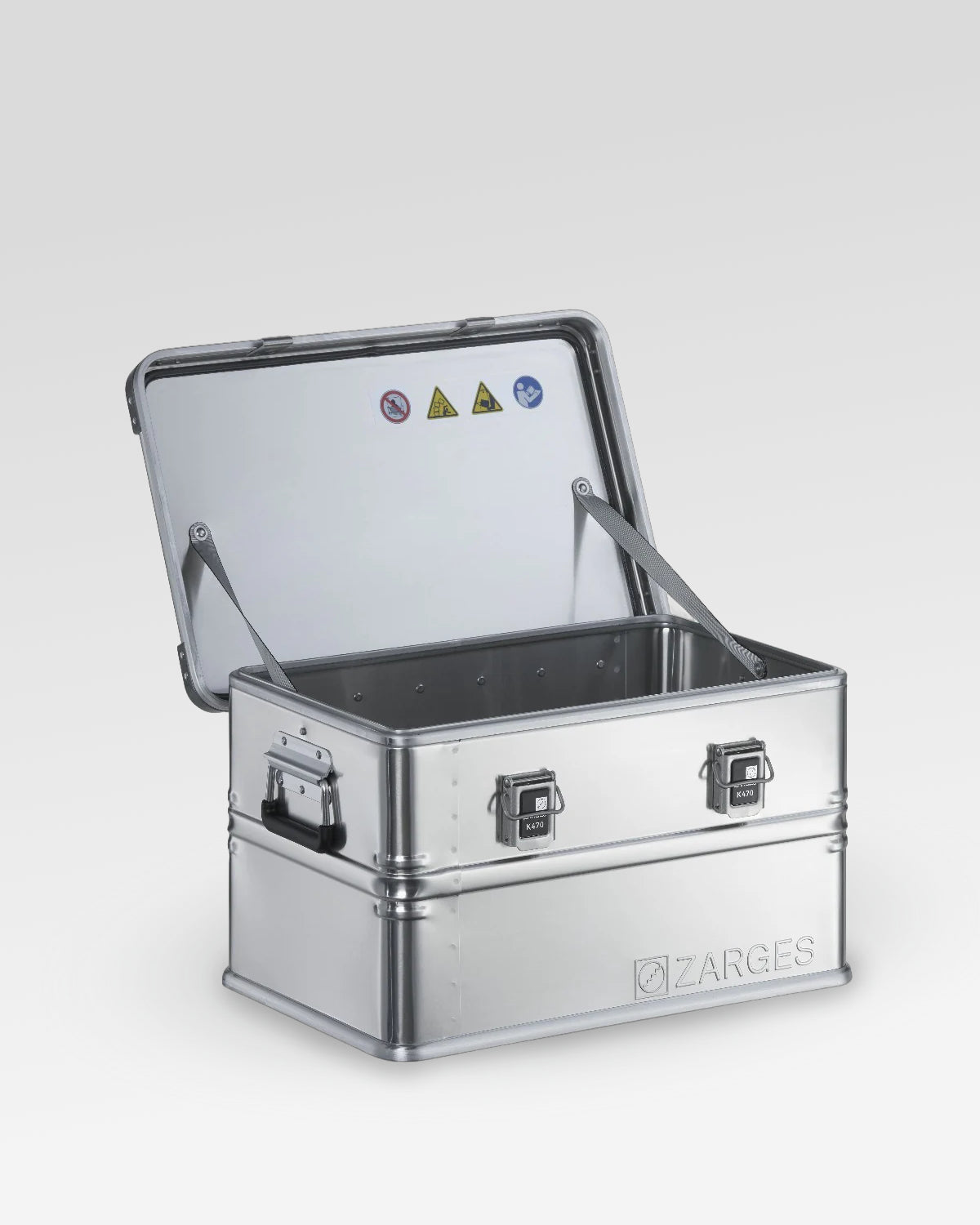 Zarges K470 Heavy-Duty Aluminum Case - 60-L, Part No. 40678