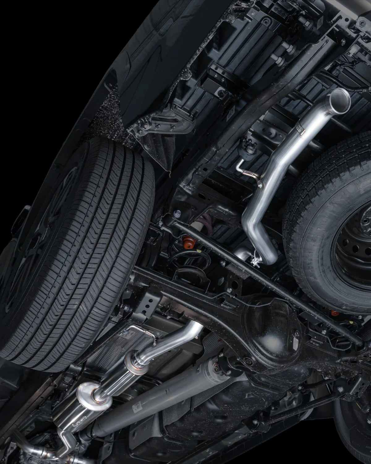 AWE 0FG 3 in Cat-Back Exhaust System with Single Rear Exit and BashGuard Exhaust Tip for 3rd-Gen Tundra (2022–Present)
