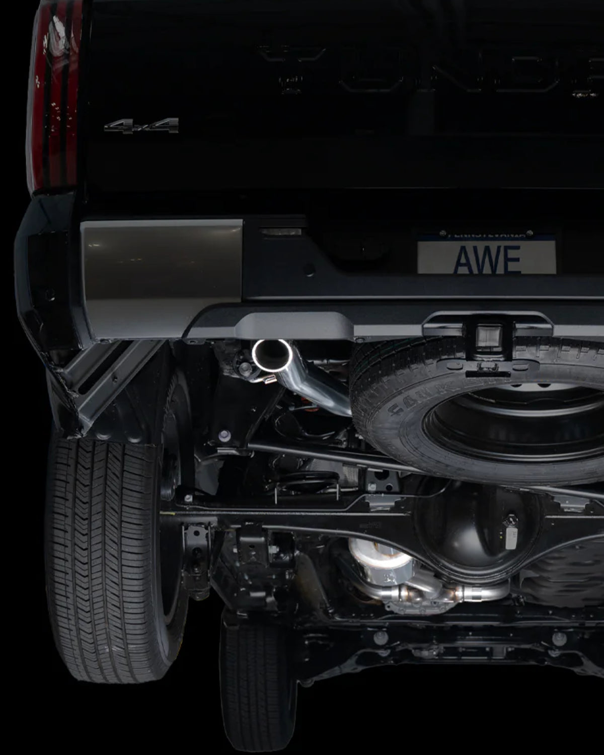 AWE 0FG 3 in Cat-Back Exhaust System with Single Rear Exit and BashGuard Exhaust Tip for 3rd-Gen Tundra (2022–Present)