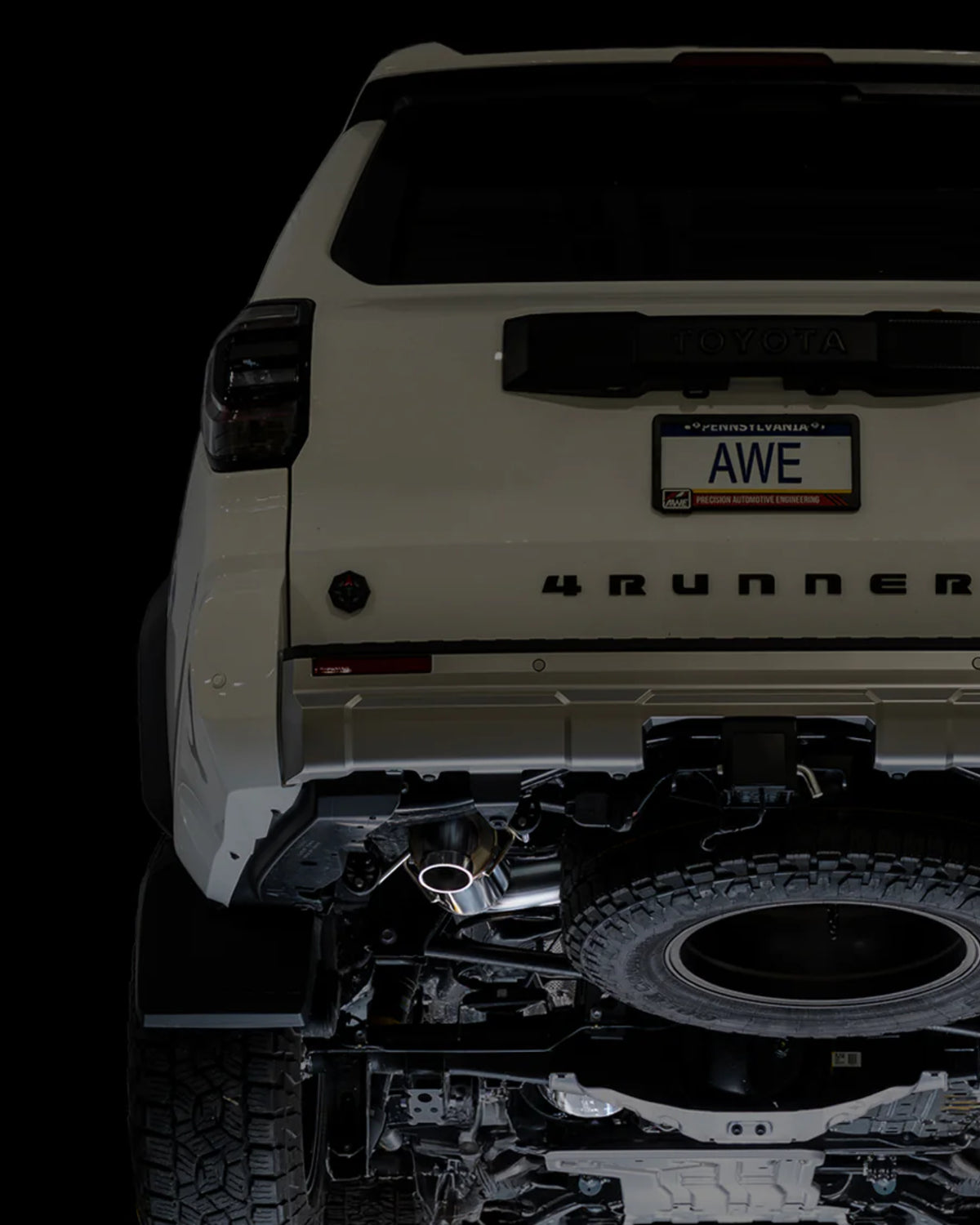 AWE 0FG 3 in Cat-Back Exhaust System with Single Rear Exit and BashGuard Exhaust Tip for 6th-Gen 4Runner (2025–Present)