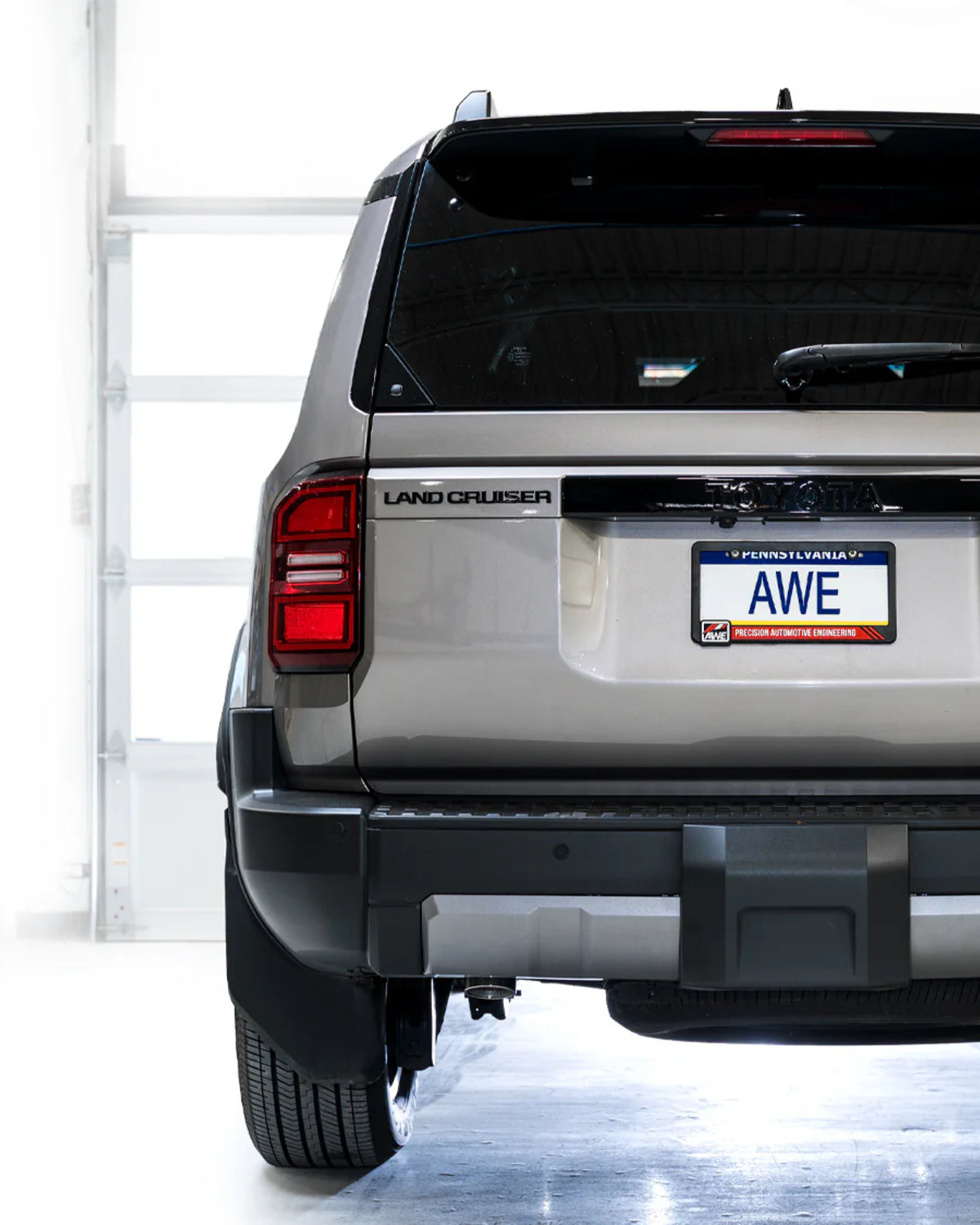 AWE 0FG 3 in Cat-Back Exhaust System with Single Rear Exit and BashGuard Exhaust Tip for Land Cruiser 250 Series (2025–Present)